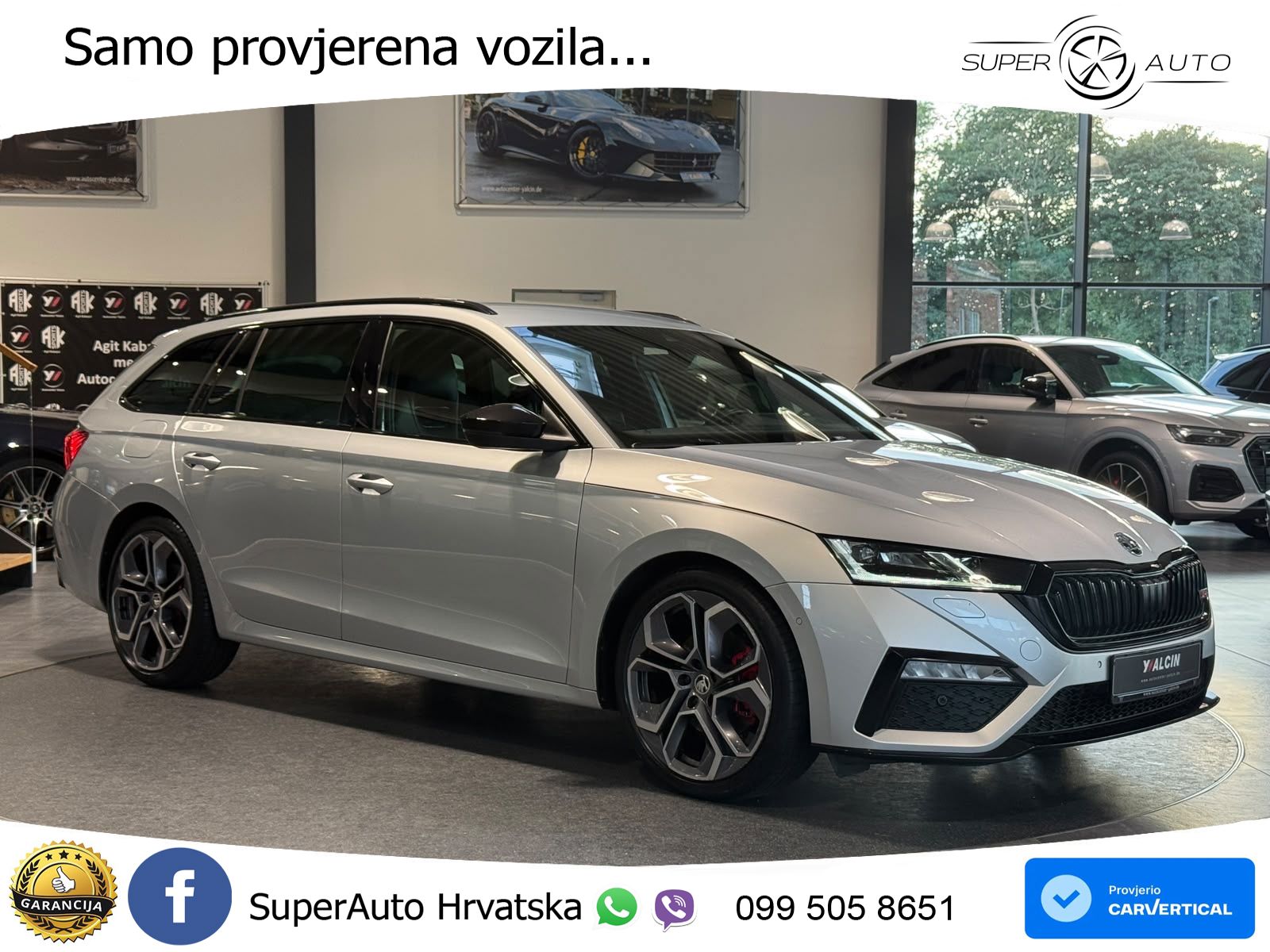Škoda Octavia Combi RS 2.0 TDI (200 KS) DSG LED+GR SJED+ACC