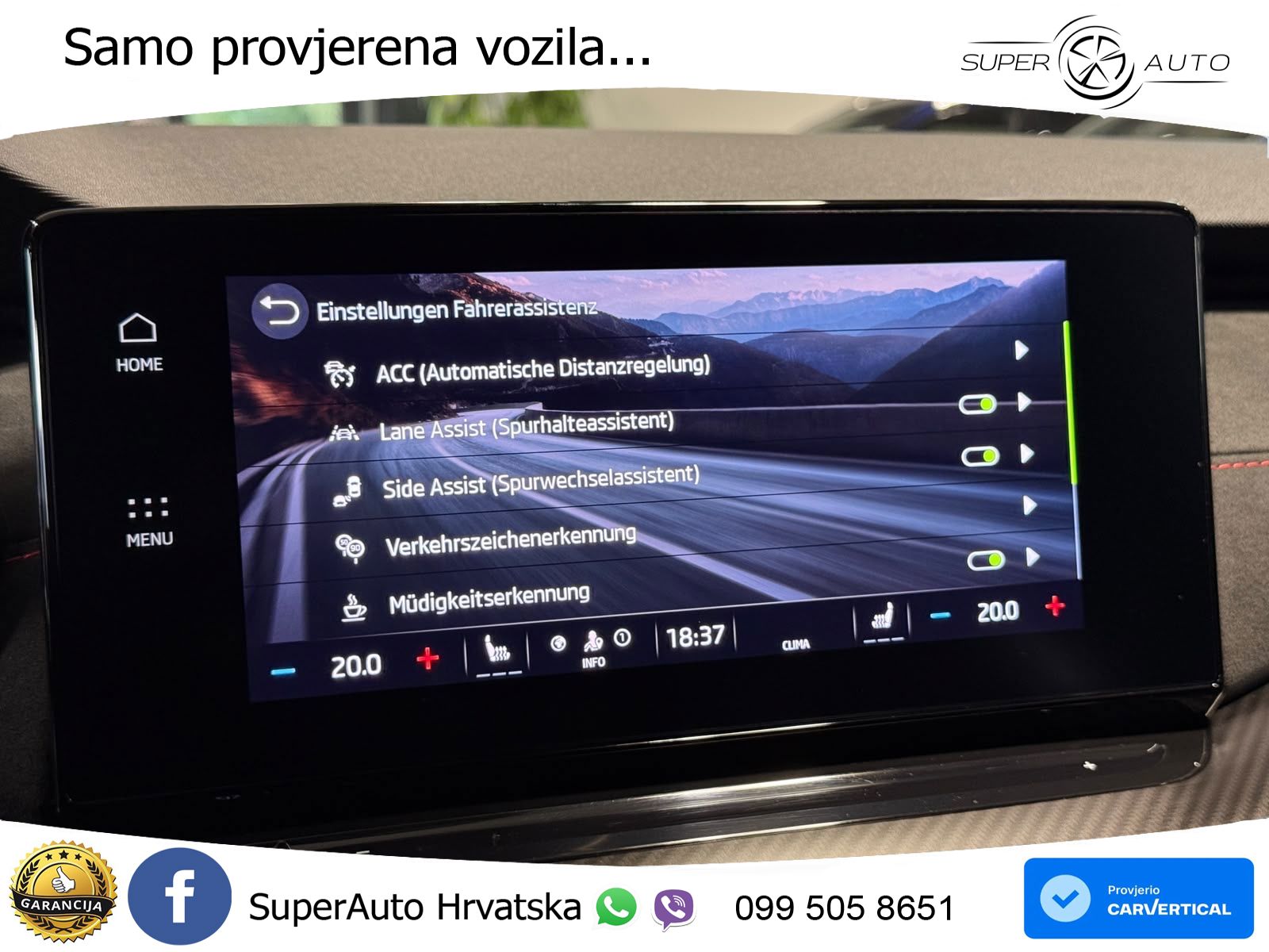 Škoda Octavia Combi RS 2.0 TDI (200 KS) DSG LED+GR SJED+ACC