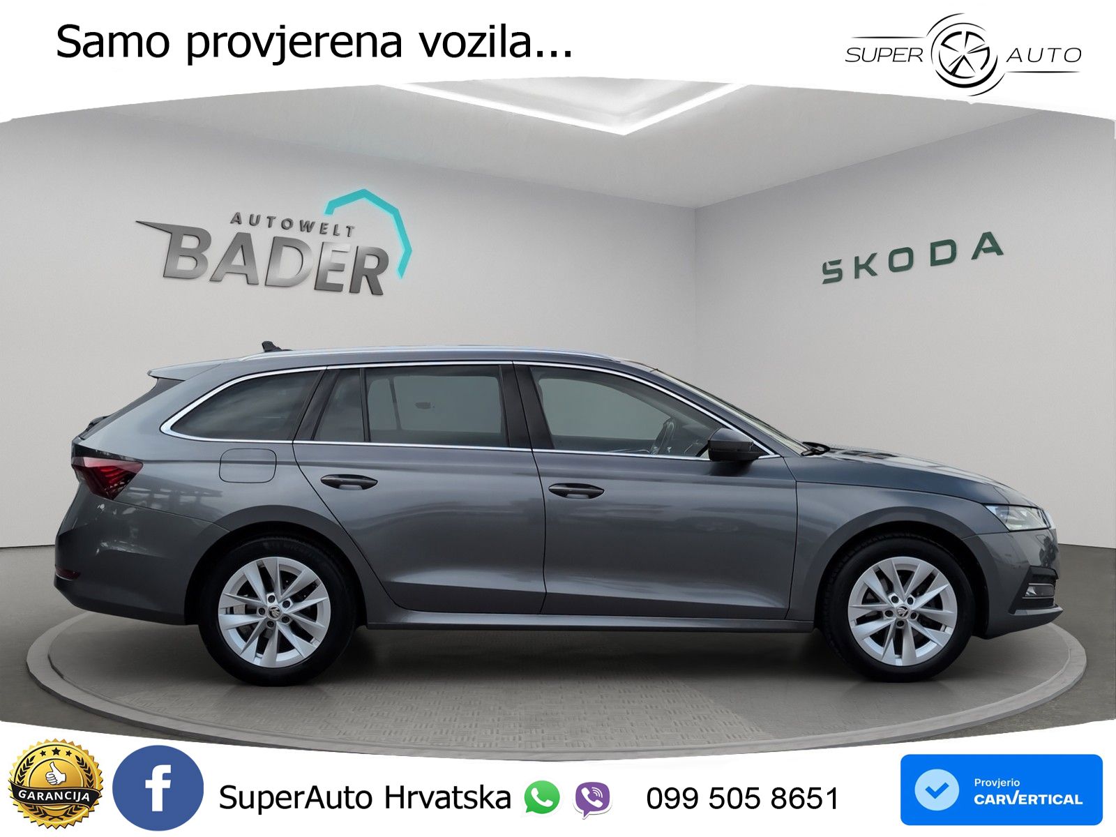 Škoda Octavia Combi 2.0 TDI (150 KS) DSG LED+GR SJED+ACC