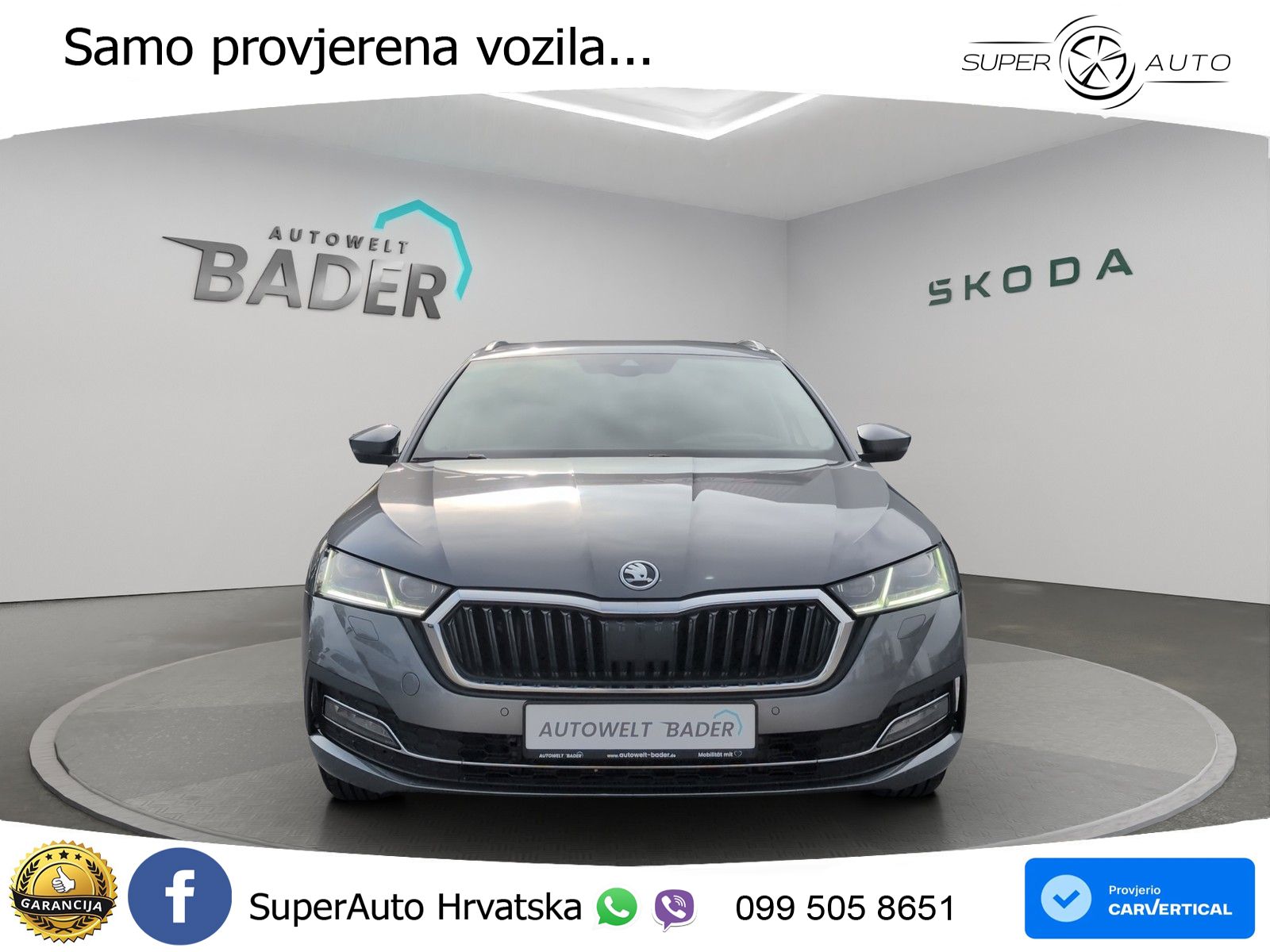 Škoda Octavia Combi 2.0 TDI (150 KS) DSG LED+GR SJED+ACC