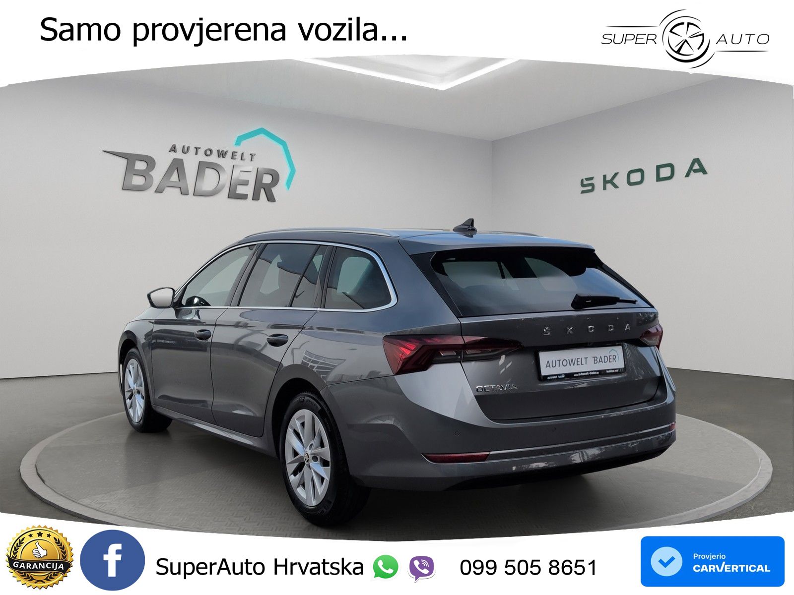 Škoda Octavia Combi 2.0 TDI (150 KS) DSG LED+GR SJED+ACC