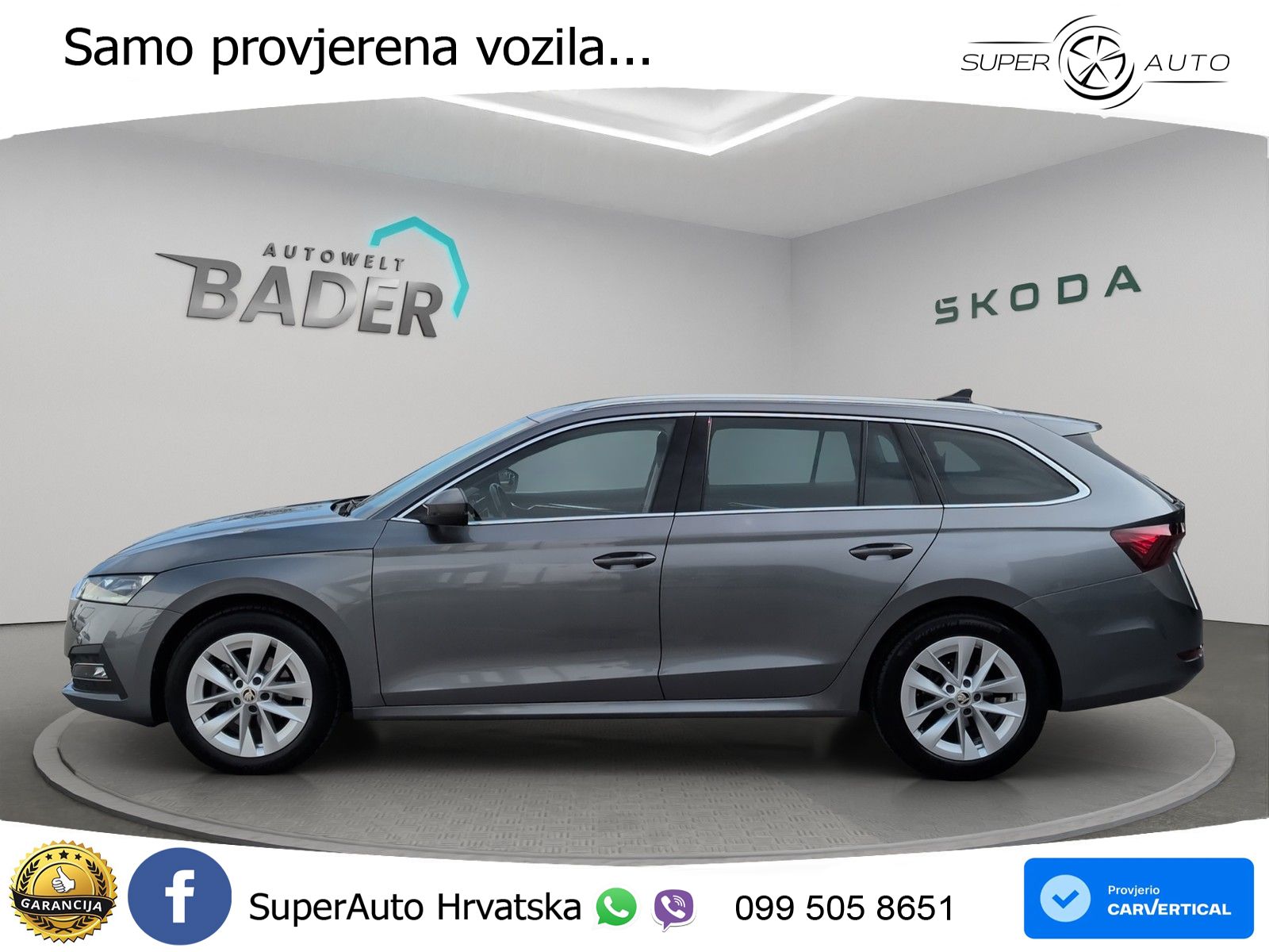 Škoda Octavia Combi 2.0 TDI (150 KS) DSG LED+GR SJED+ACC