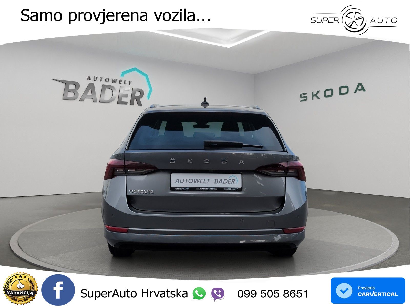 Škoda Octavia Combi 2.0 TDI (150 KS) DSG LED+GR SJED+ACC