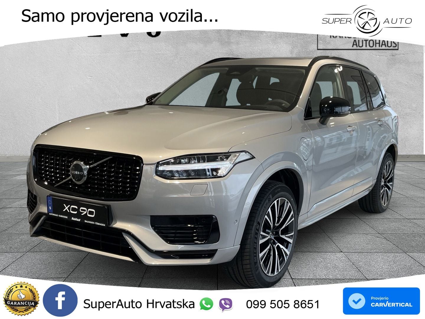 Volvo XC90 2.0 T8 AWD Automatic ACC+HEAD+4xGR SJED+360+PANO