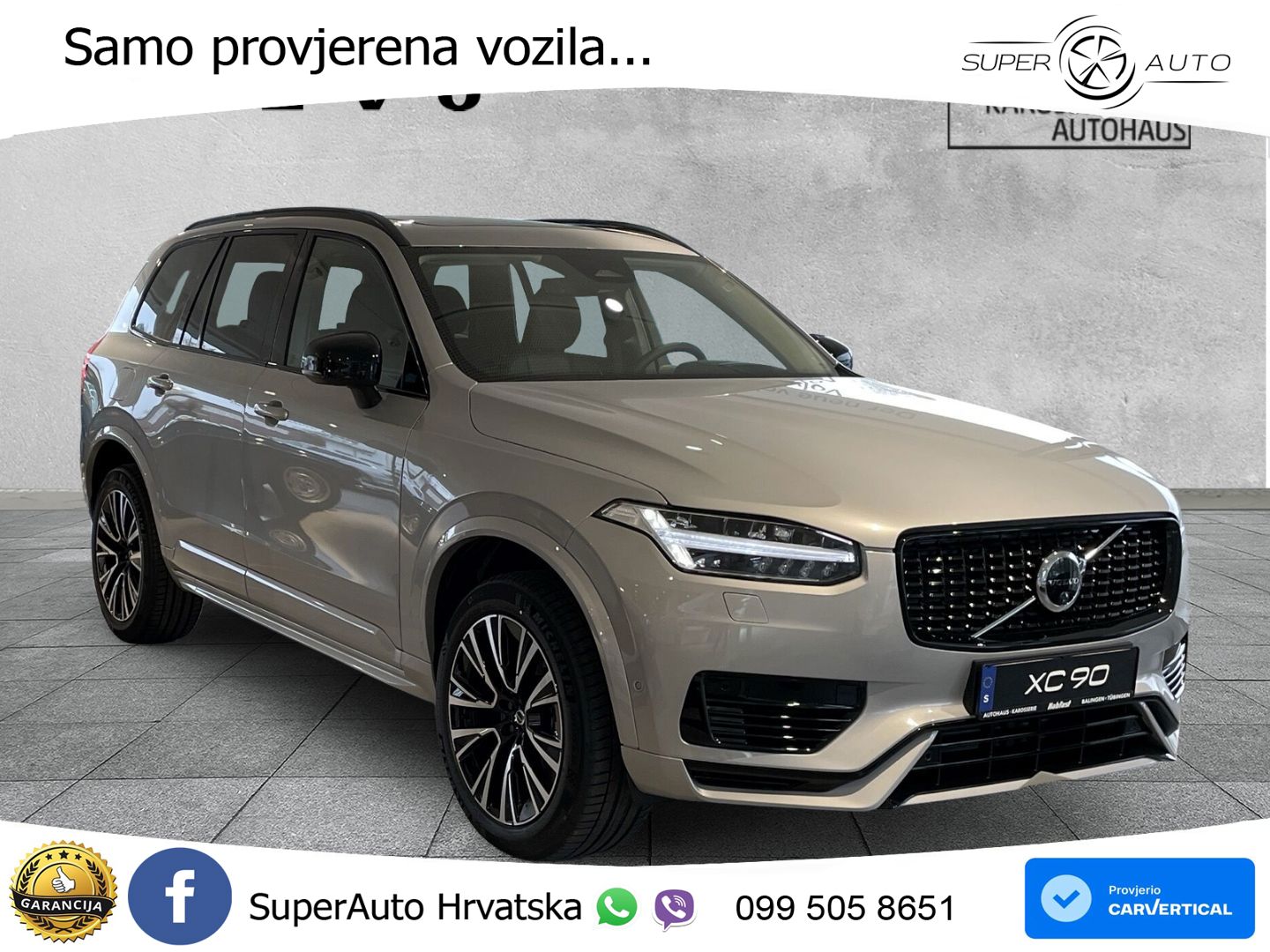 Volvo XC90 2.0 T8 AWD Automatic ACC+HEAD+4xGR SJED+360+PANO