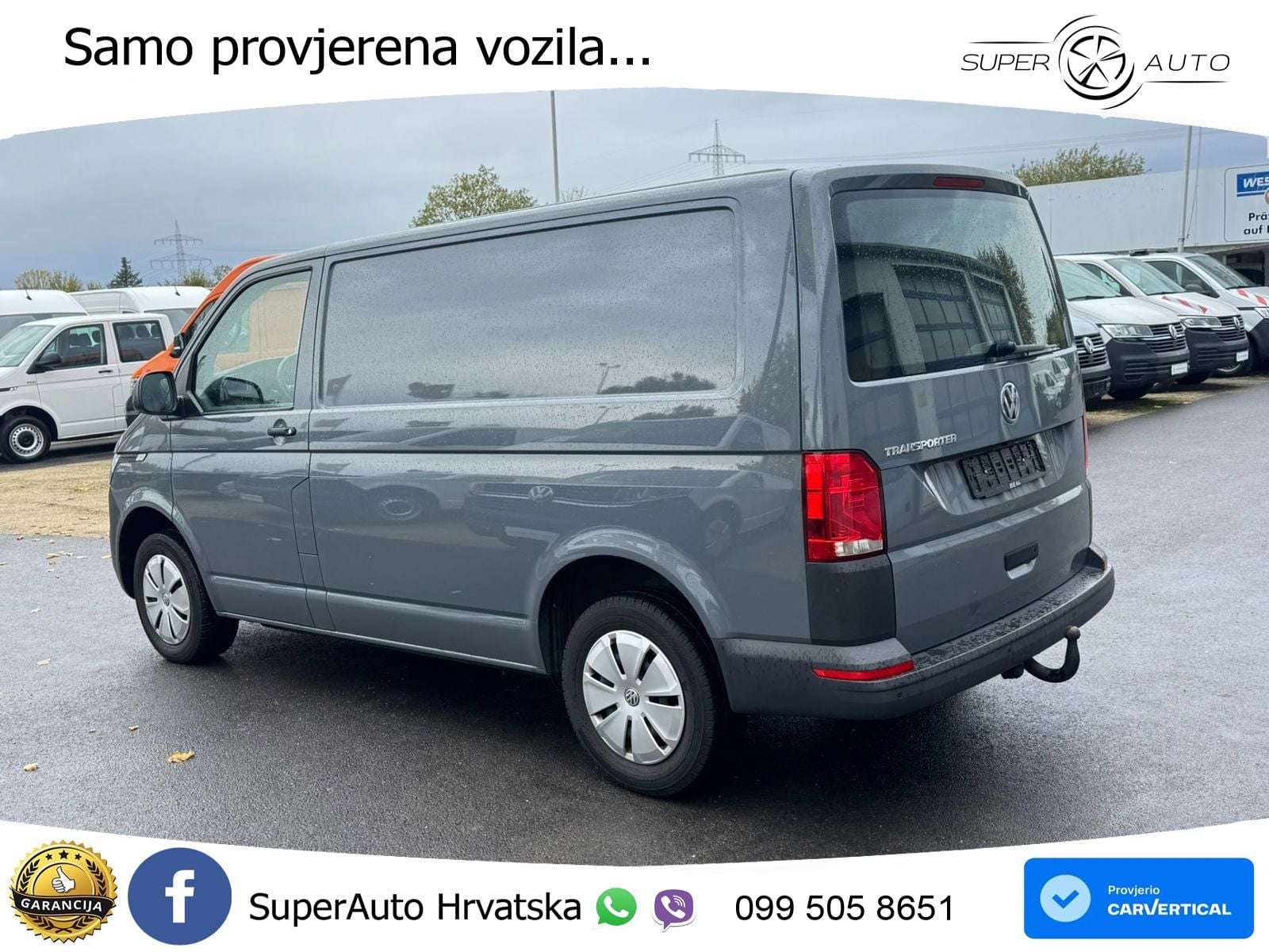 Volkswagen T6.1 Transporter Kasten DSG ACC*Standh*AHK*MFL 150 KS