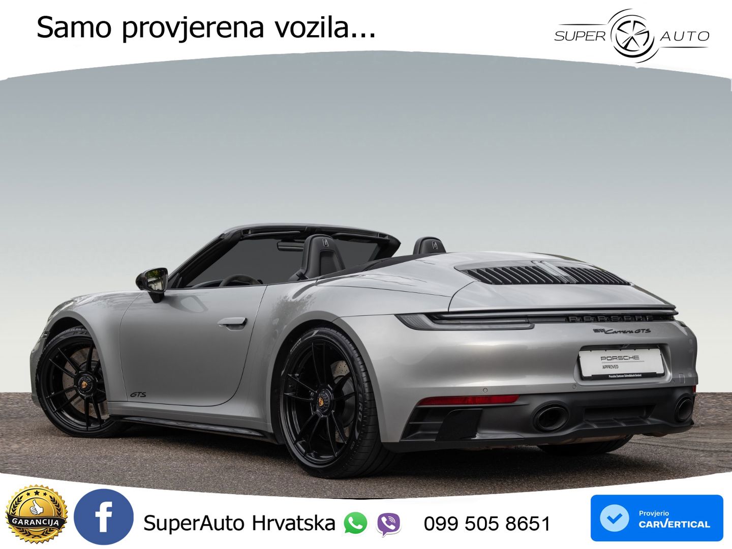 Porsche 911 Carrera GTS Cabriolet 3.0 (480 KS) PDK LED+GR SJED+ACC