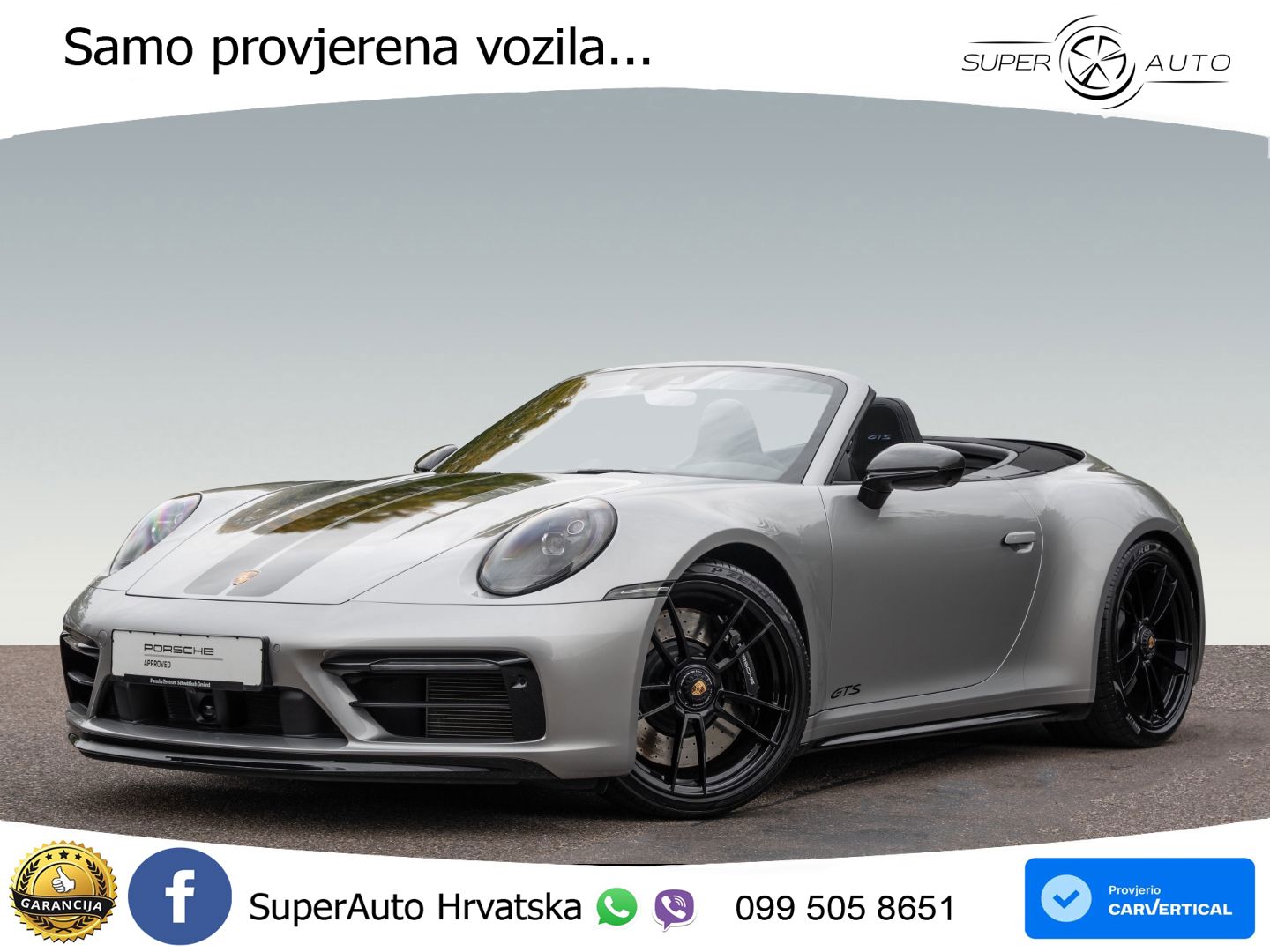 Porsche 911 Carrera GTS Cabriolet 3.0 (480 KS) PDK LED+GR SJED+ACC
