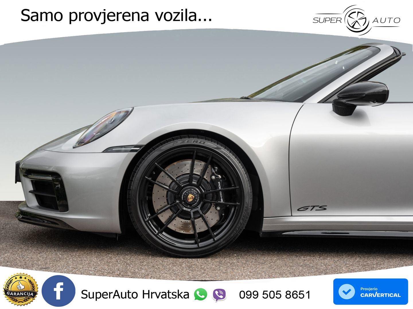 Porsche 911 Carrera GTS Cabriolet 3.0 (480 KS) PDK LED+GR SJED+ACC