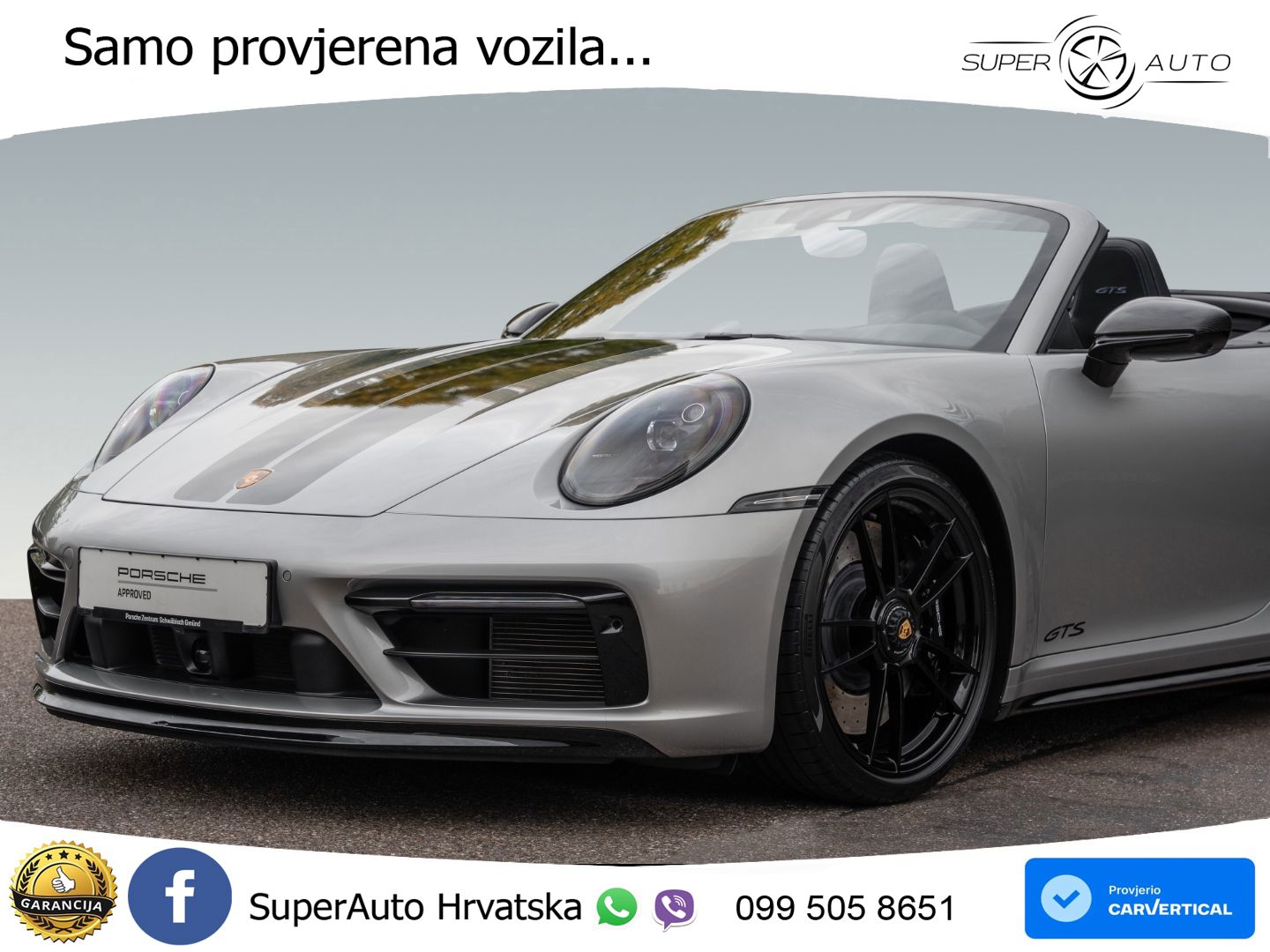 Porsche 911 Carrera GTS Cabriolet 3.0 (480 KS) PDK LED+GR SJED+ACC