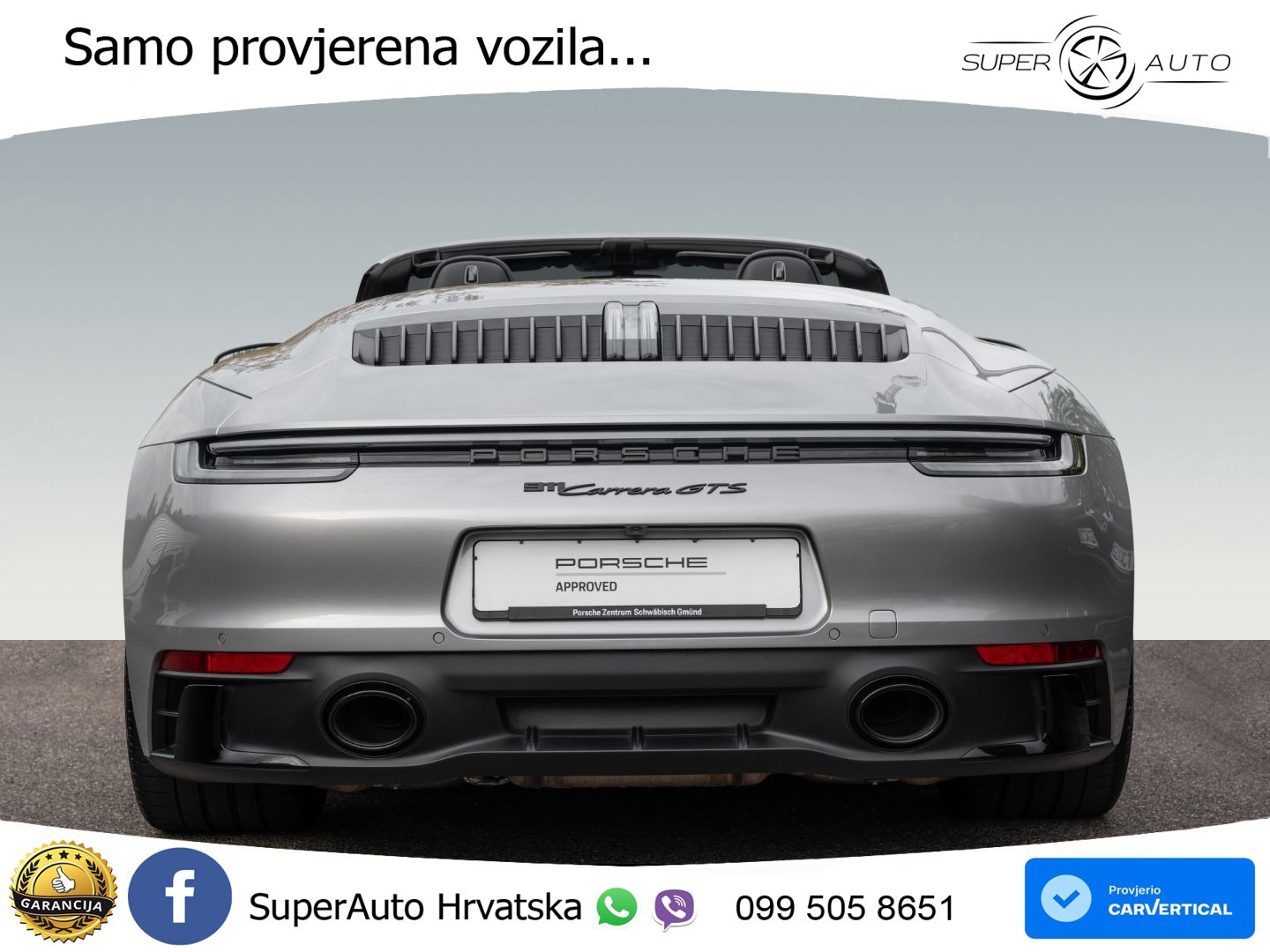 Porsche 911 Carrera GTS Cabriolet 3.0 (480 KS) PDK LED+GR SJED+ACC