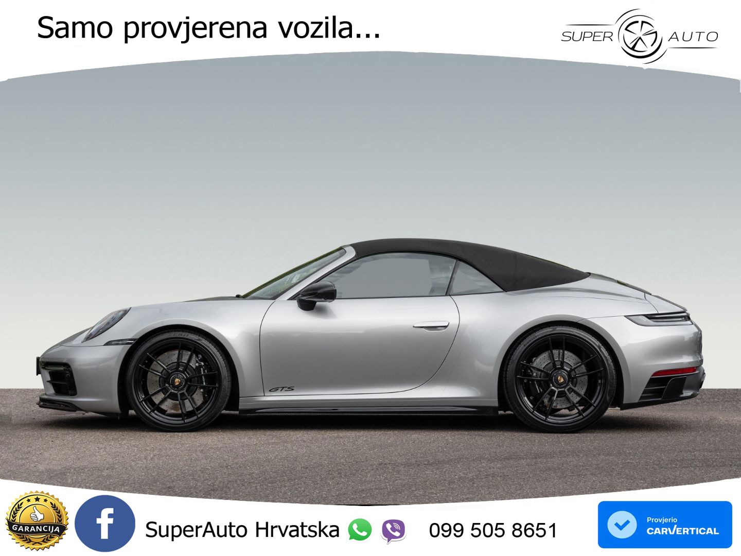 Porsche 911 Carrera GTS Cabriolet 3.0 (480 KS) PDK LED+GR SJED+ACC