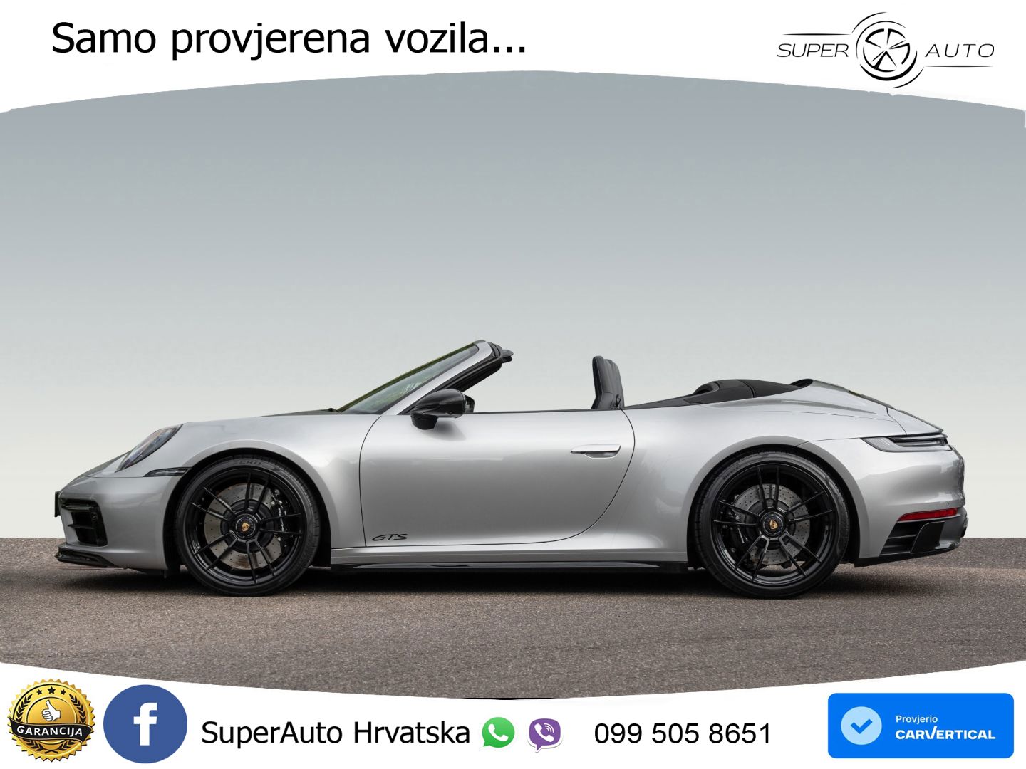 Porsche 911 Carrera GTS Cabriolet 3.0 (480 KS) PDK LED+GR SJED+ACC
