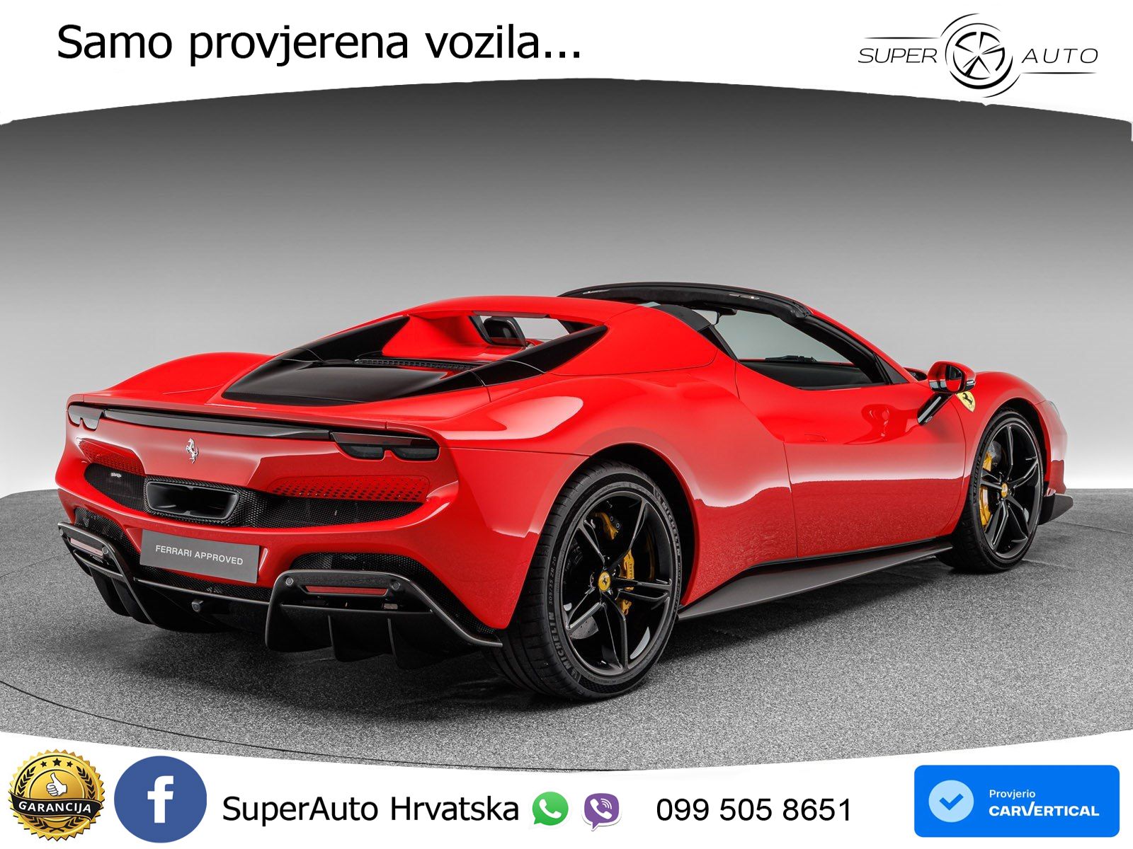 Ferrari 296 GTS 3.0 V6 (830 KS) F1 DCT