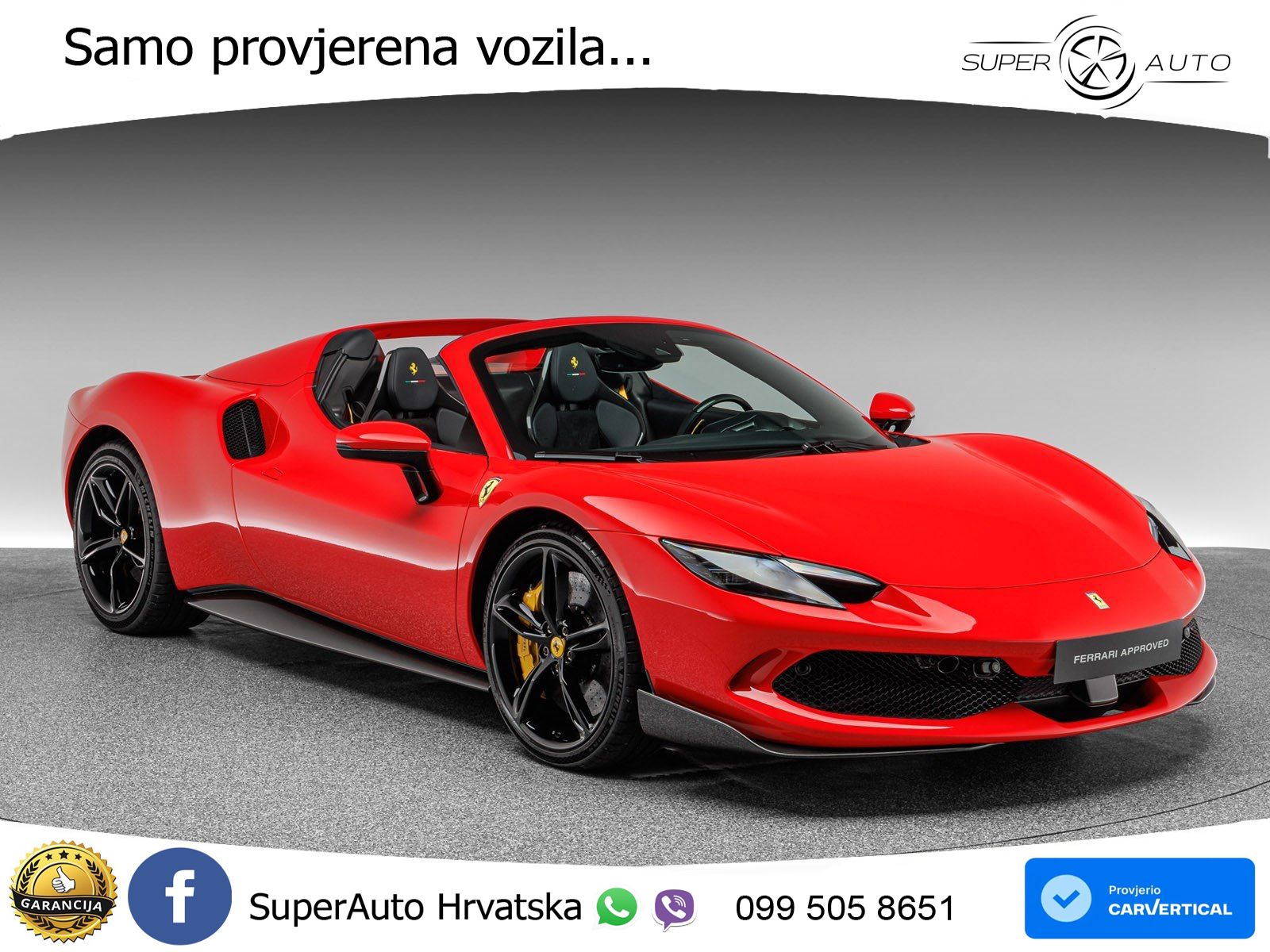 Ferrari 296 GTS 3.0 V6 (830 KS) F1 DCT