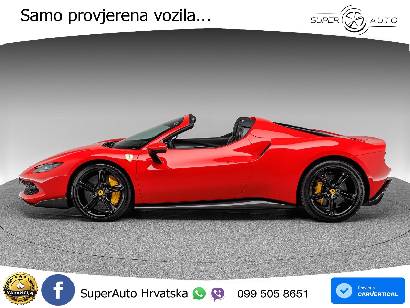 Ferrari 296 GTS 3.0 V6 (830 KS) F1 DCT