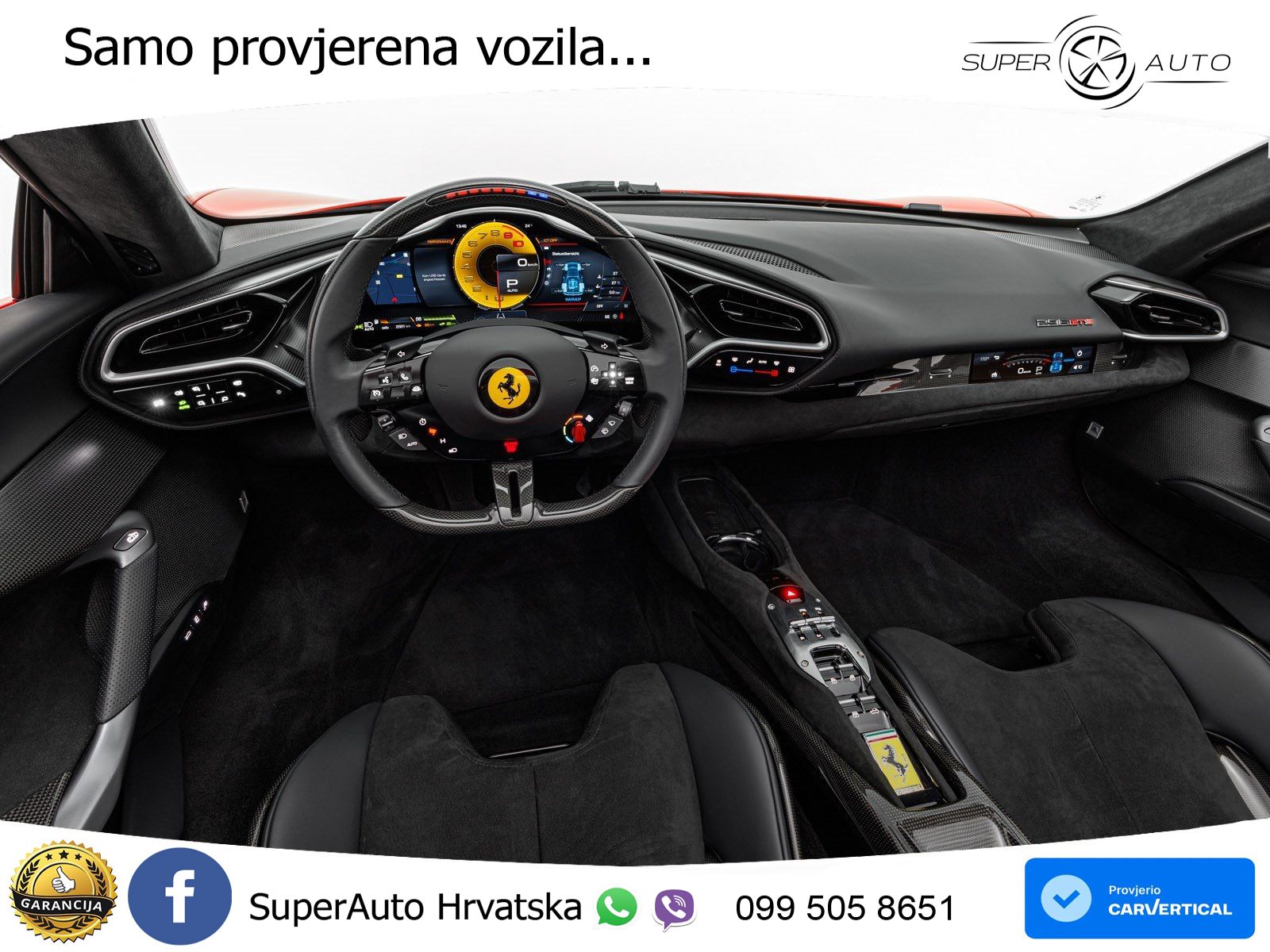 Ferrari 296 GTS 3.0 V6 (830 KS) F1 DCT