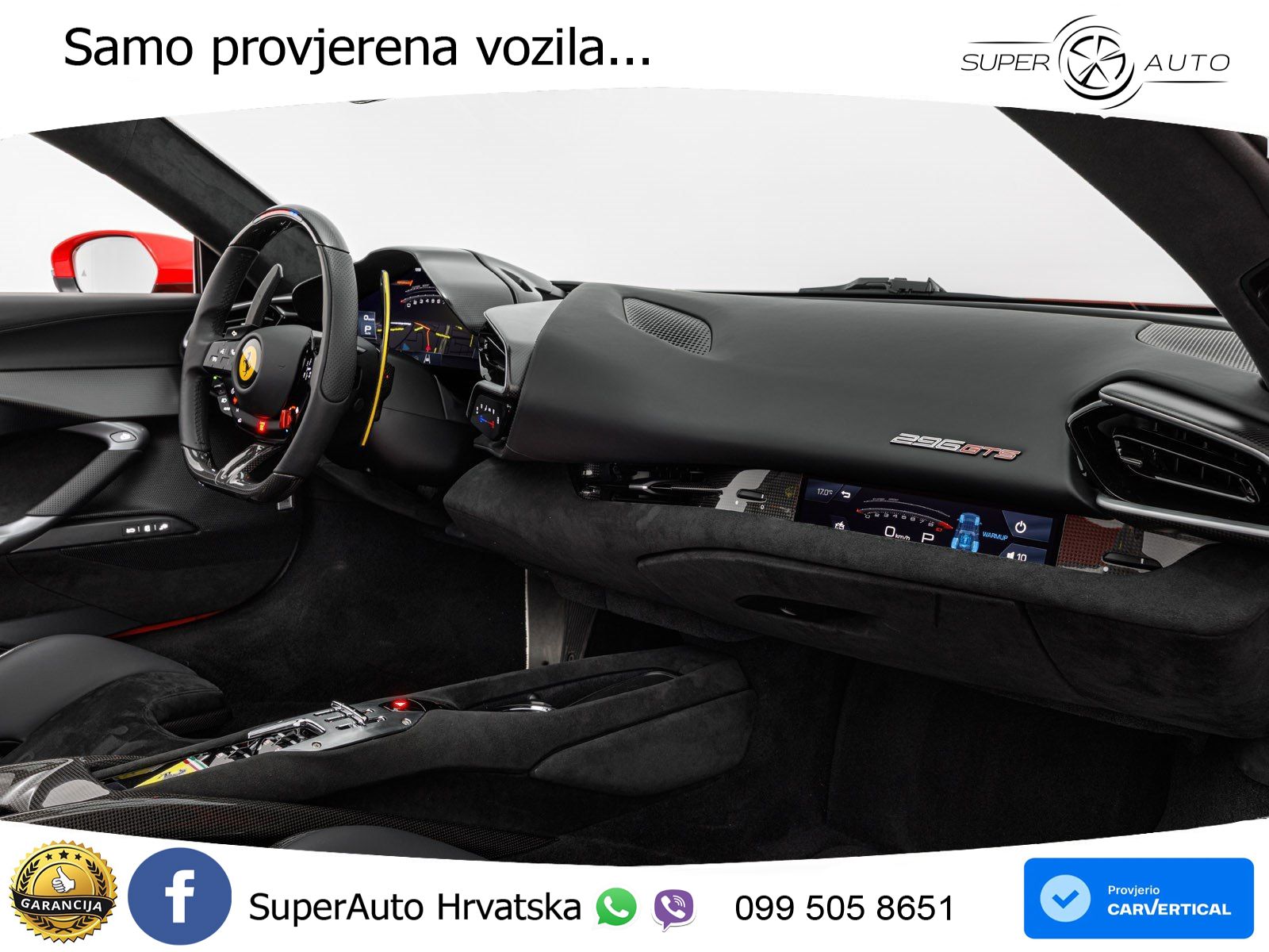 Ferrari 296 GTS 3.0 V6 (830 KS) F1 DCT