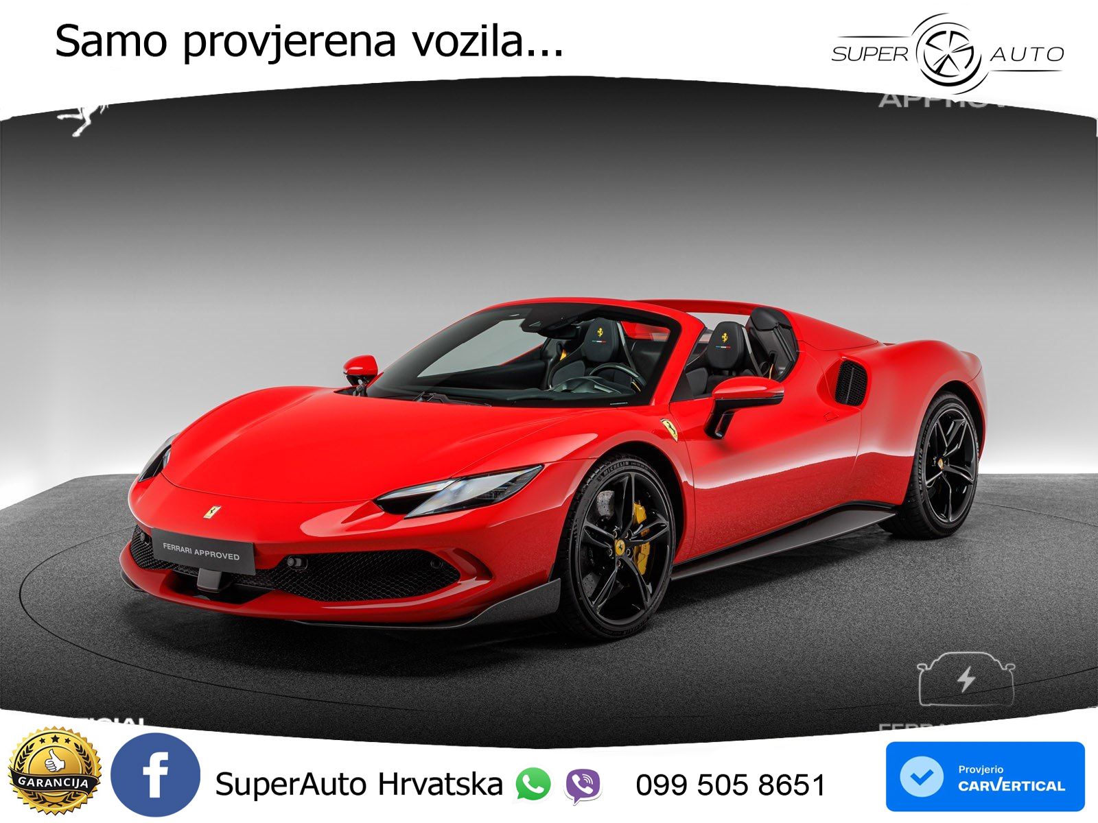 Ferrari 296 GTS 3.0 V6 (830 KS) F1 DCT