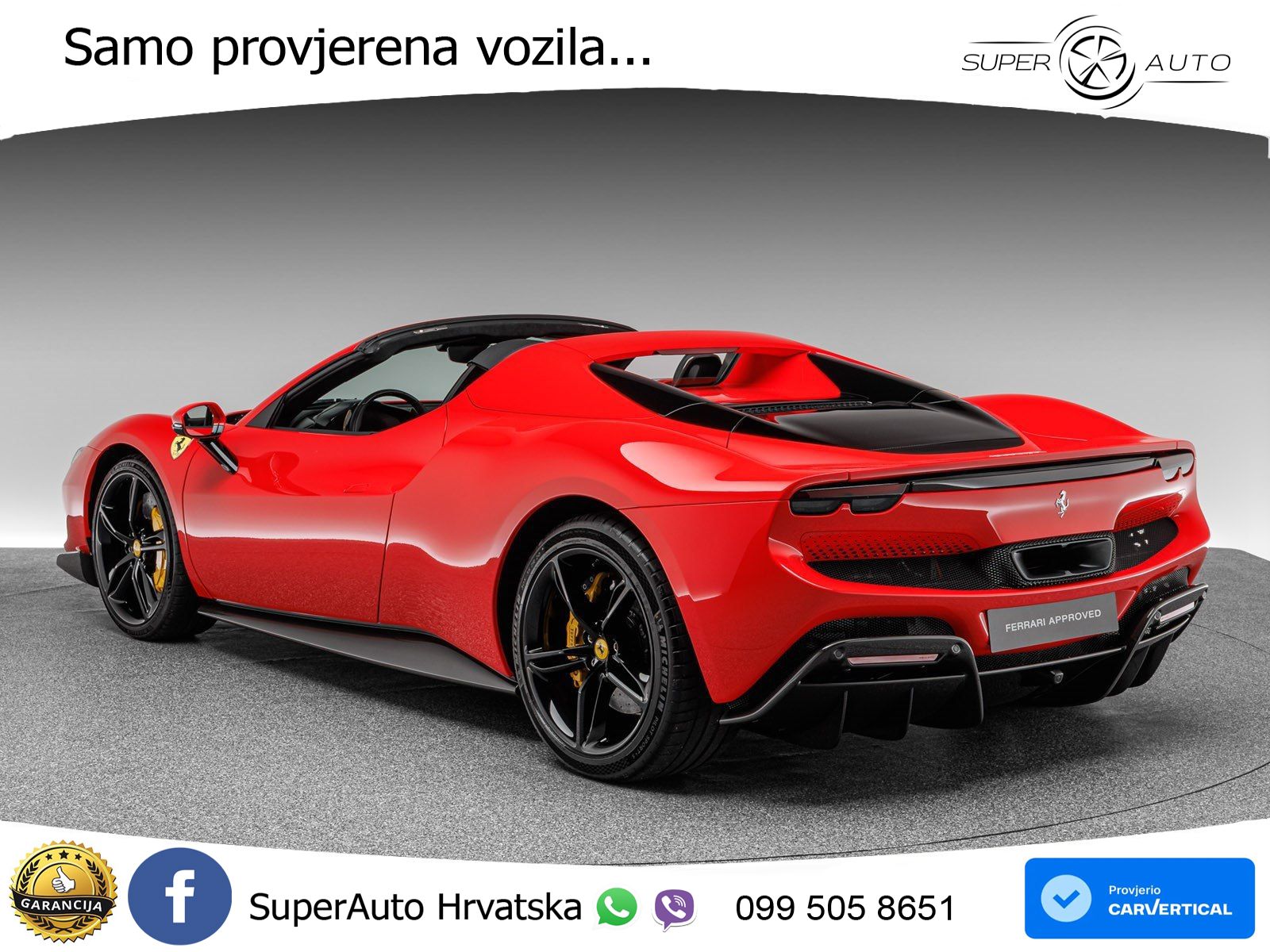 Ferrari 296 GTS 3.0 V6 (830 KS) F1 DCT