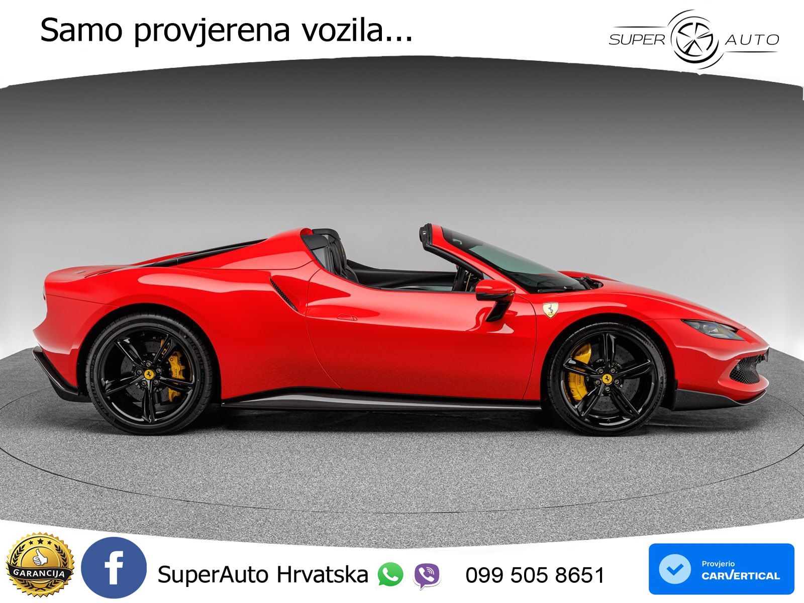 Ferrari 296 GTS 3.0 V6 (830 KS) F1 DCT