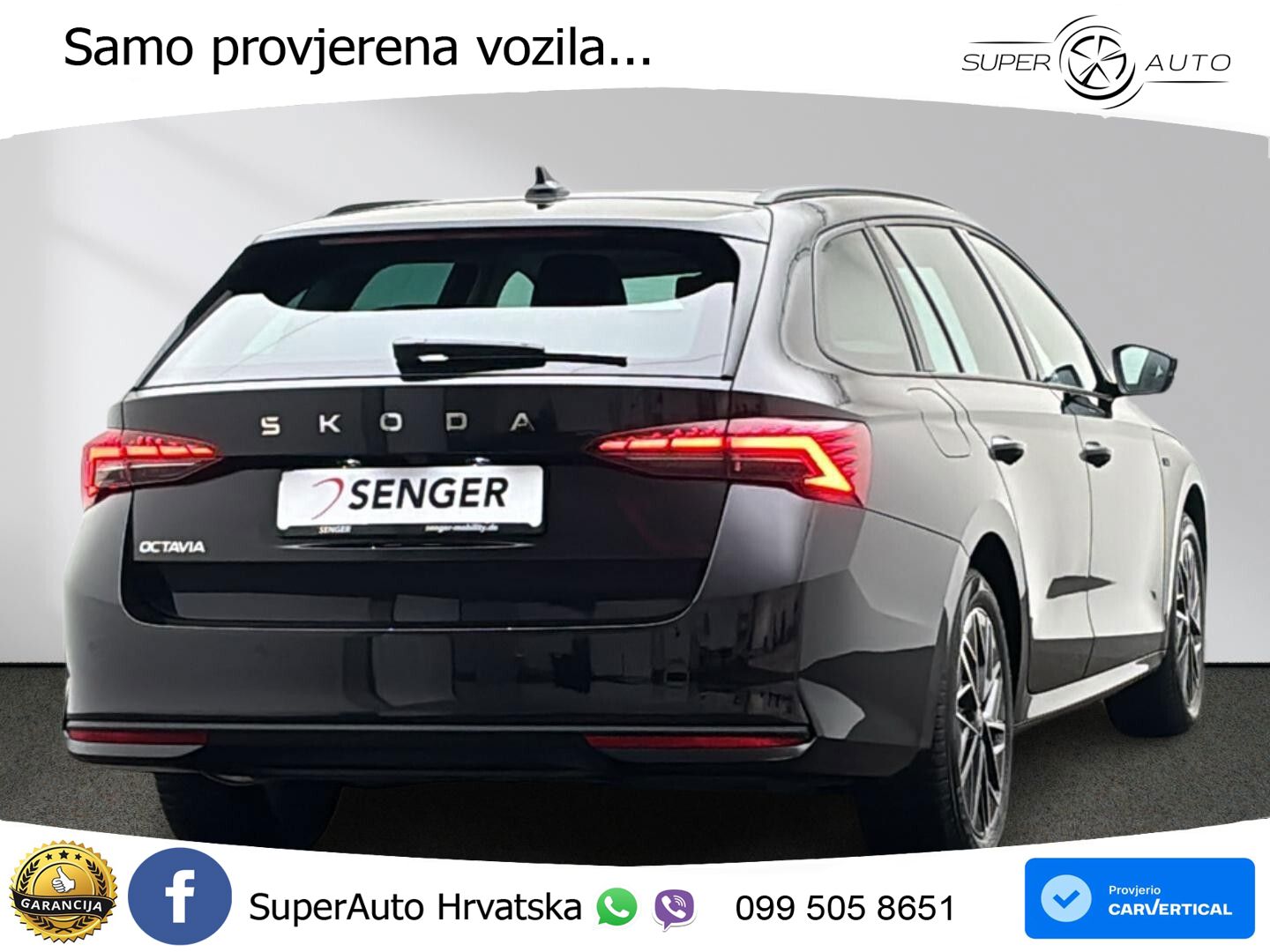 Škoda Octavia Combi 2.0 TDI (150 KS) DSG ACC+GR SJED+360+PANO