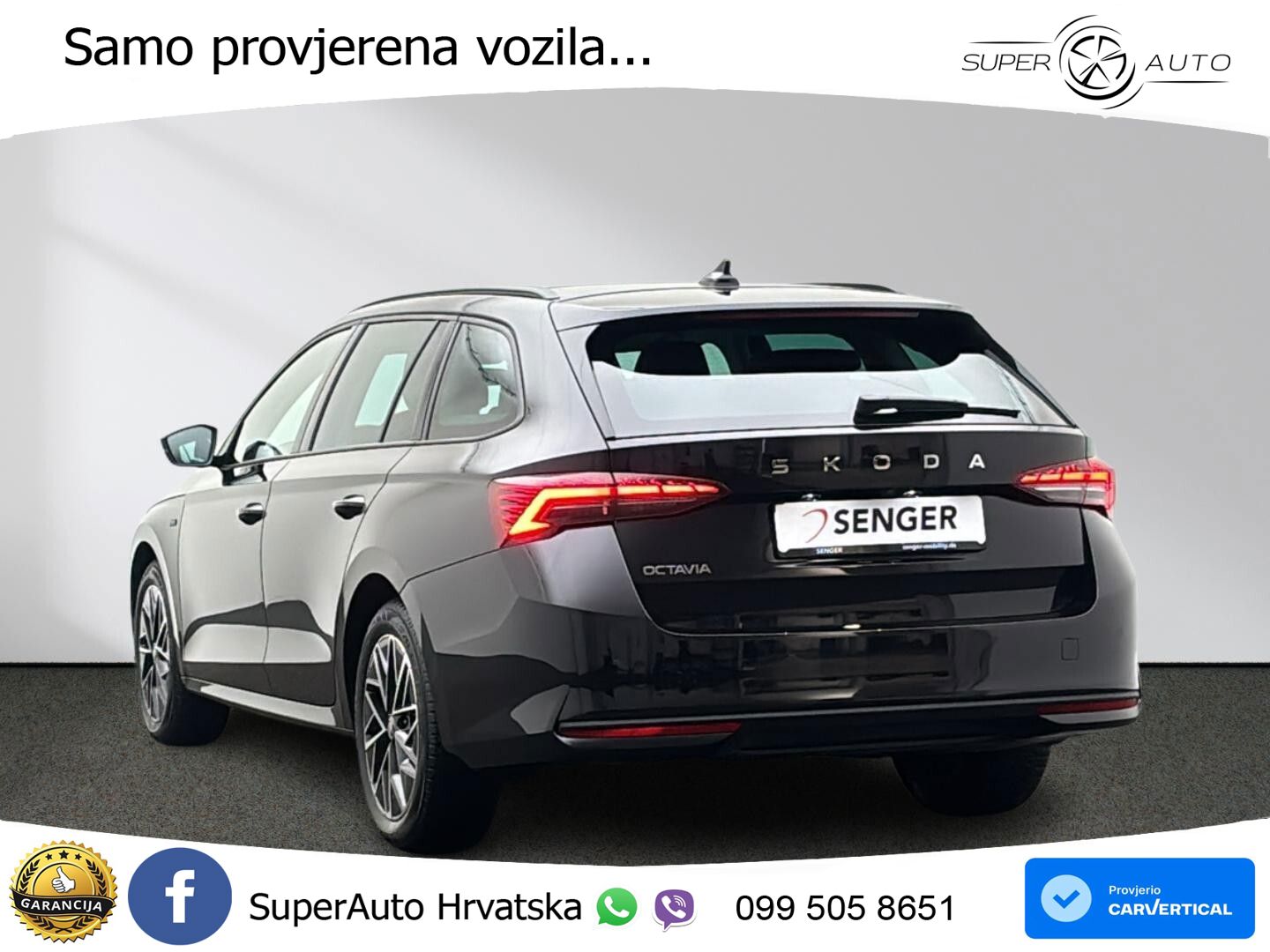 Škoda Octavia Combi 2.0 TDI (150 KS) DSG ACC+GR SJED+360+PANO