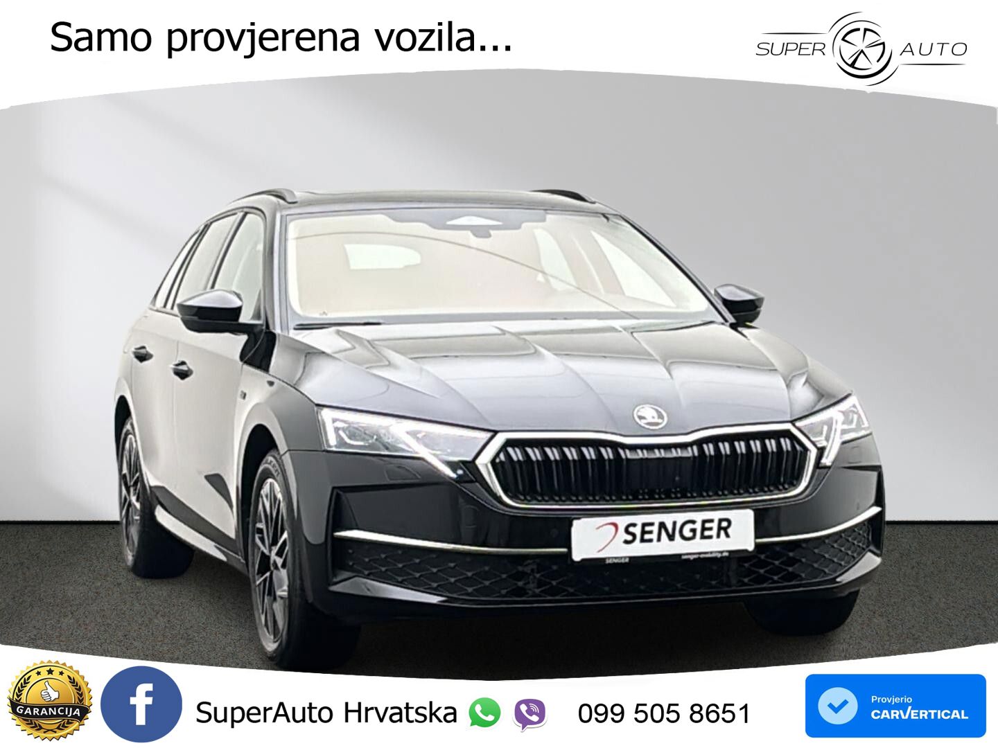 Škoda Octavia Combi 2.0 TDI (150 KS) DSG ACC+GR SJED+360+PANO