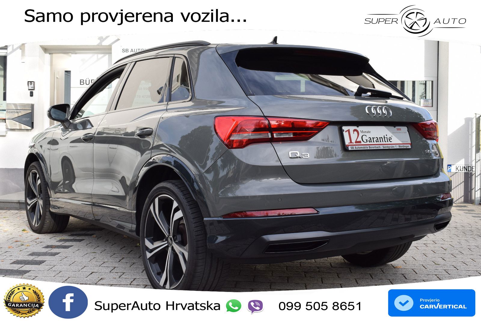 Audi Q3 35 TFSI (150 KS) advanced LED+GR SJED+ACC