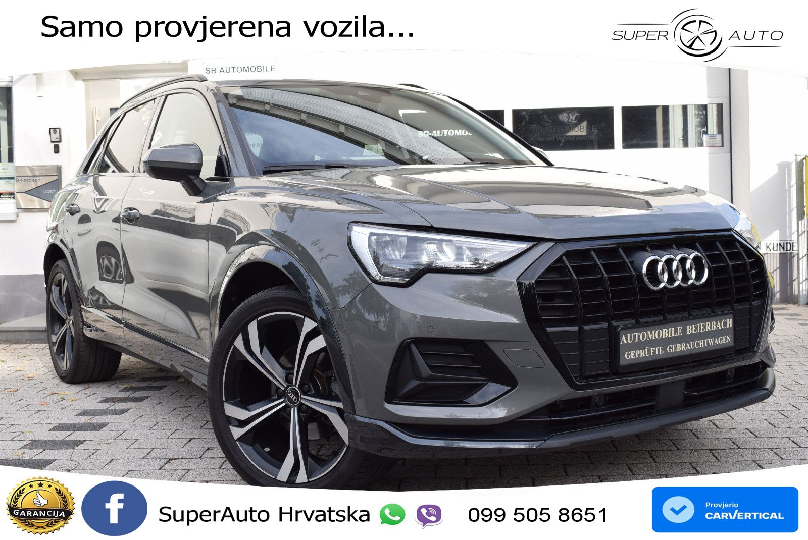 Audi Q3 35 TFSI (150 KS) advanced LED+GR SJED+ACC