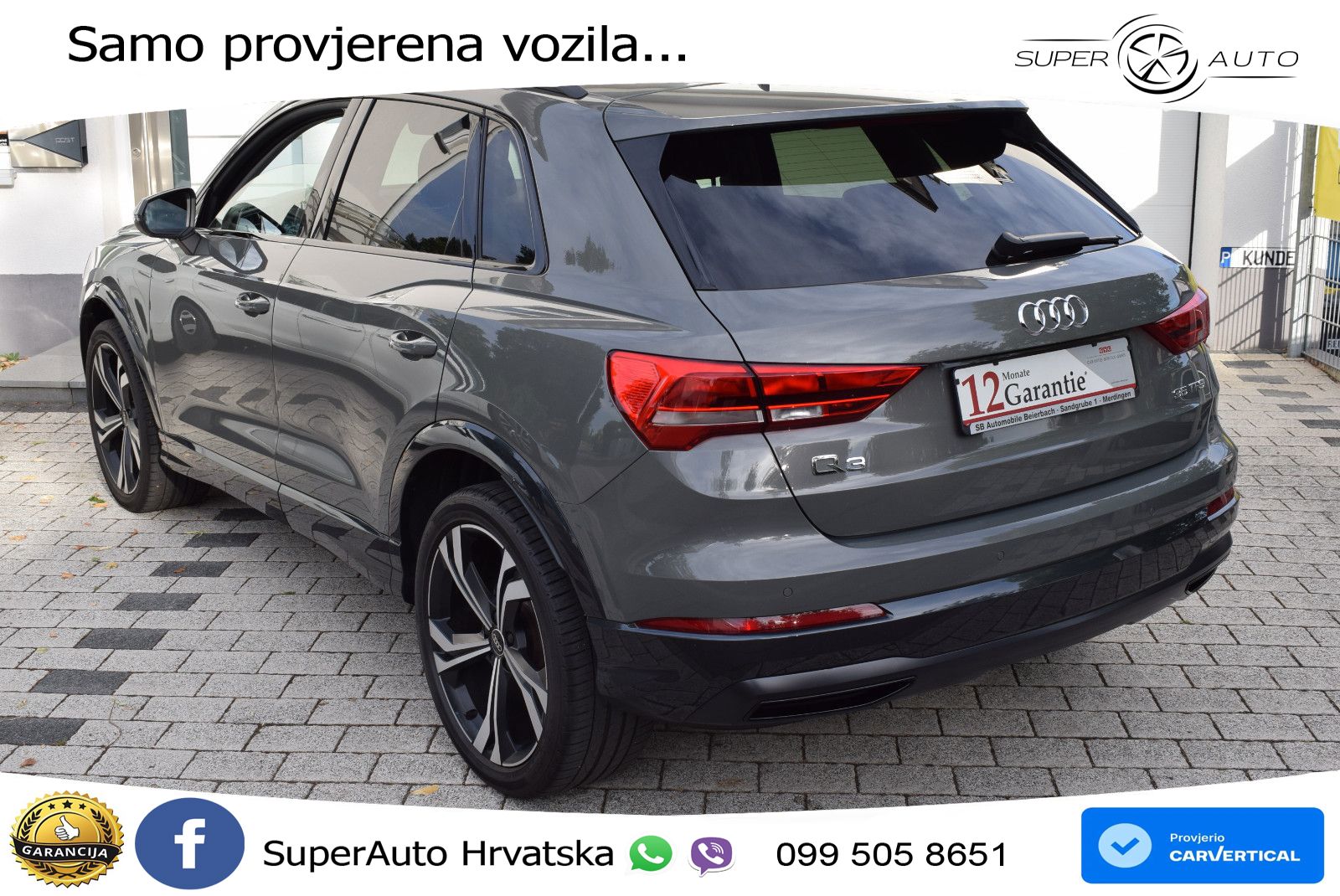 Audi Q3 35 TFSI (150 KS) advanced LED+GR SJED+ACC