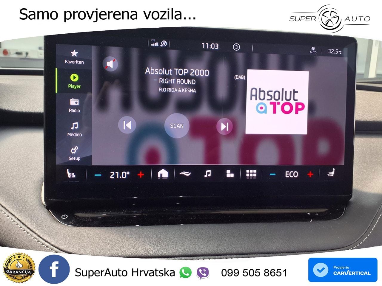 Škoda Enyaq iV 80x 82 kWh (265 KS) AWD SportLine LED+GR SJED+ACC