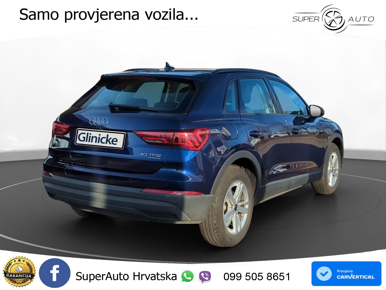 Audi Q3 40 TFSI (190 KS) quattro S tronic LED+GR SJED+ACC