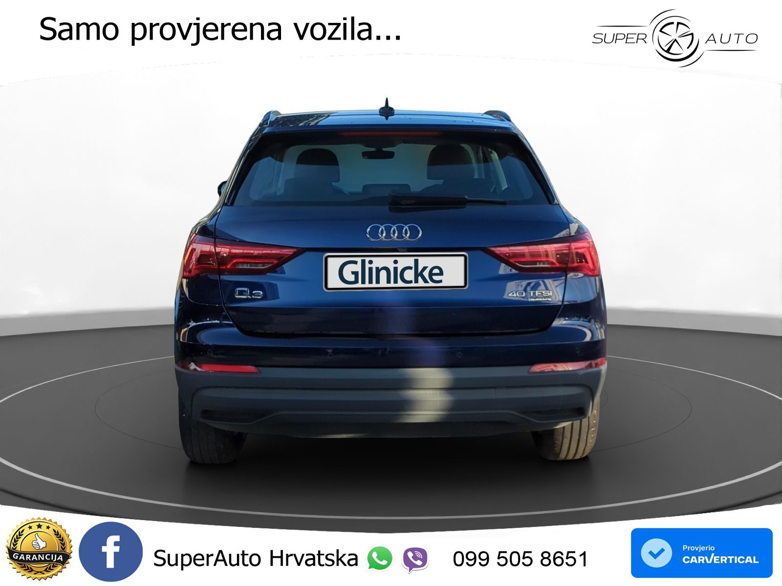 Audi Q3 40 TFSI (190 KS) quattro S tronic LED+GR SJED+ACC