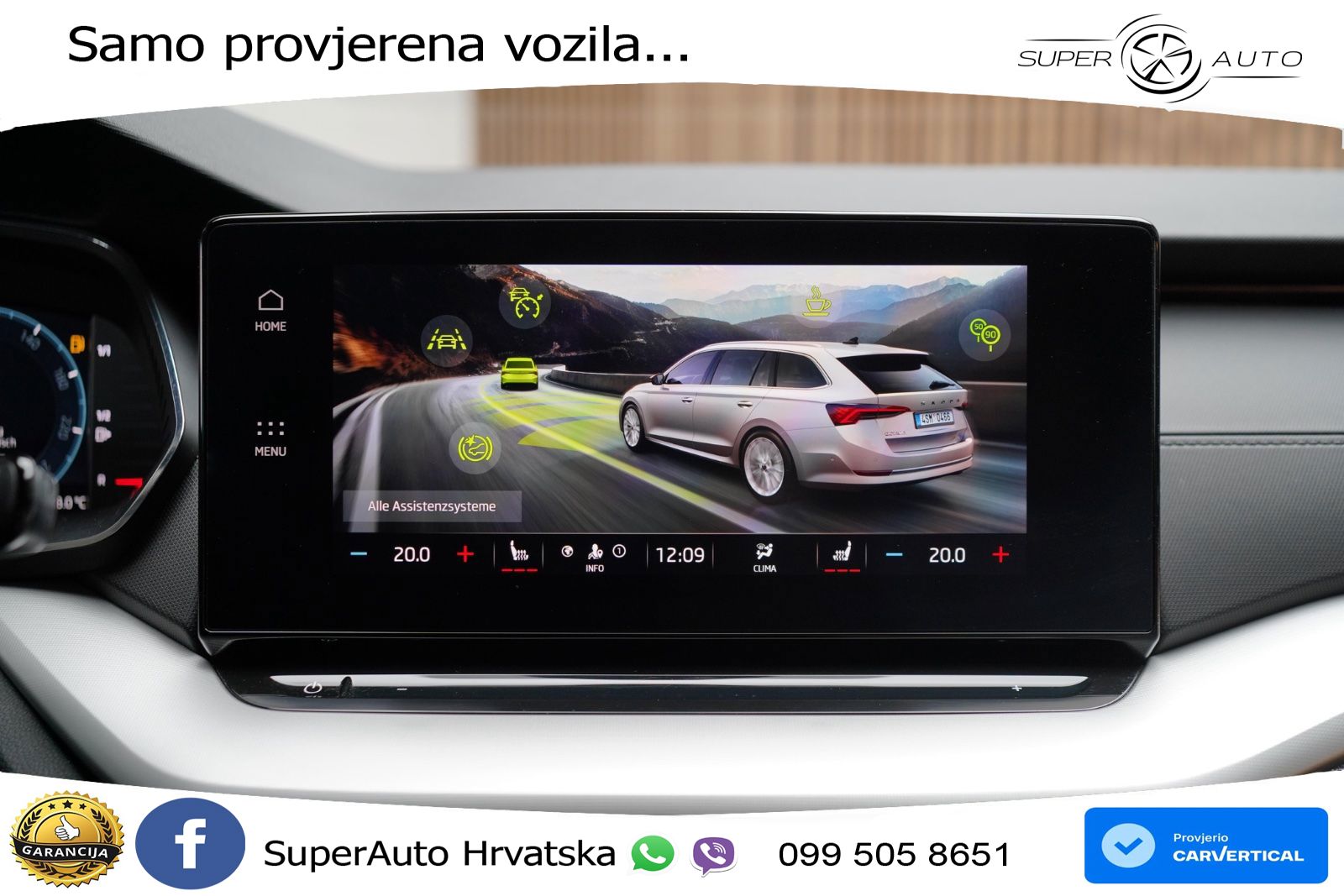 Škoda Octavia Combi 2.0 TDI (150 KS) DSG LED+GR SJED+ACC