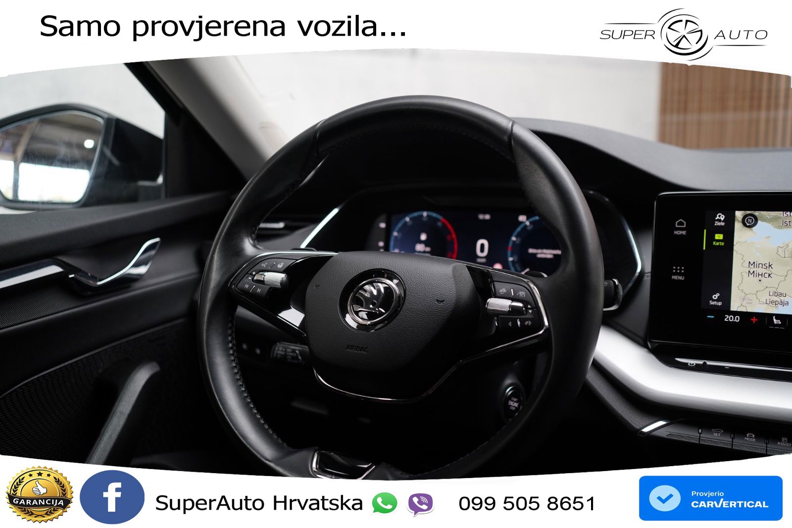 Škoda Octavia Combi 2.0 TDI (150 KS) DSG LED+GR SJED+ACC