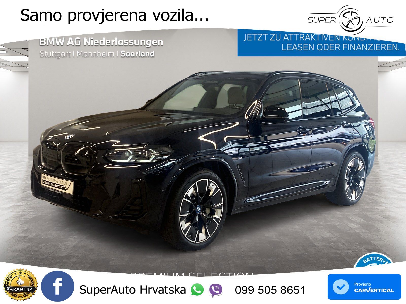 BMW iX3 80 kWh (286 KS)