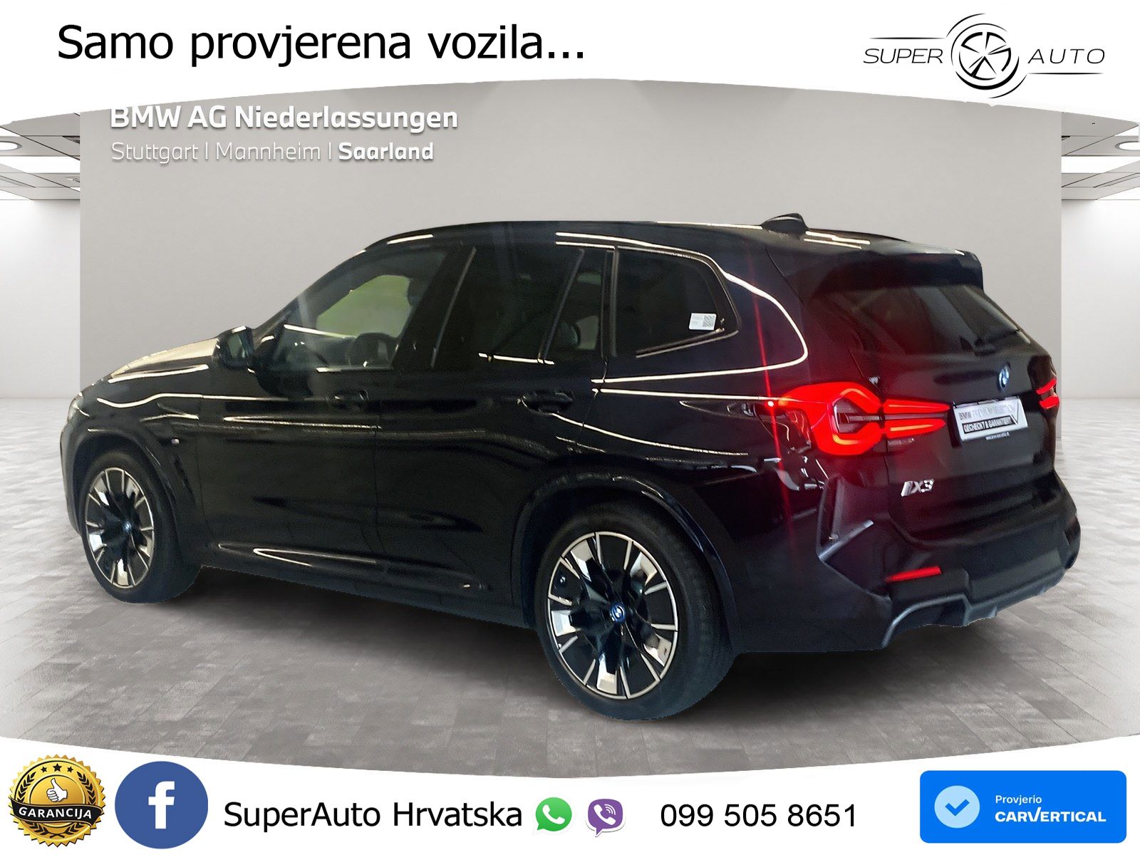 BMW iX3 80 kWh (286 KS)