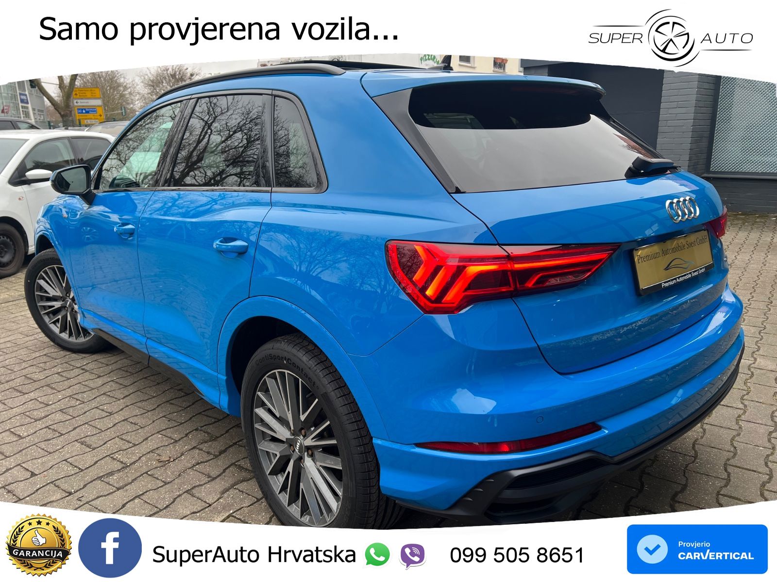 Audi Q3 40 TFSI (190 KS) quattro S tronic S line LED+GR SJED+ACC