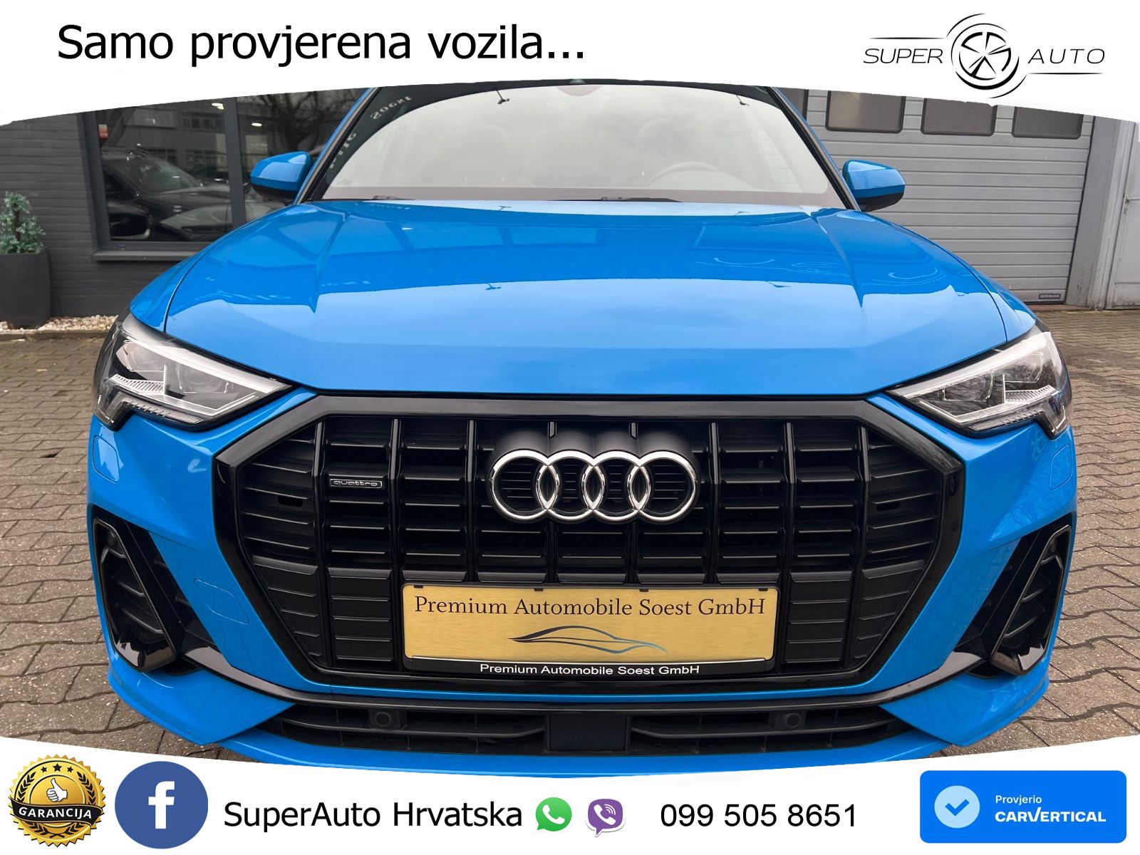 Audi Q3 40 TFSI (190 KS) quattro S tronic S line LED+GR SJED+ACC