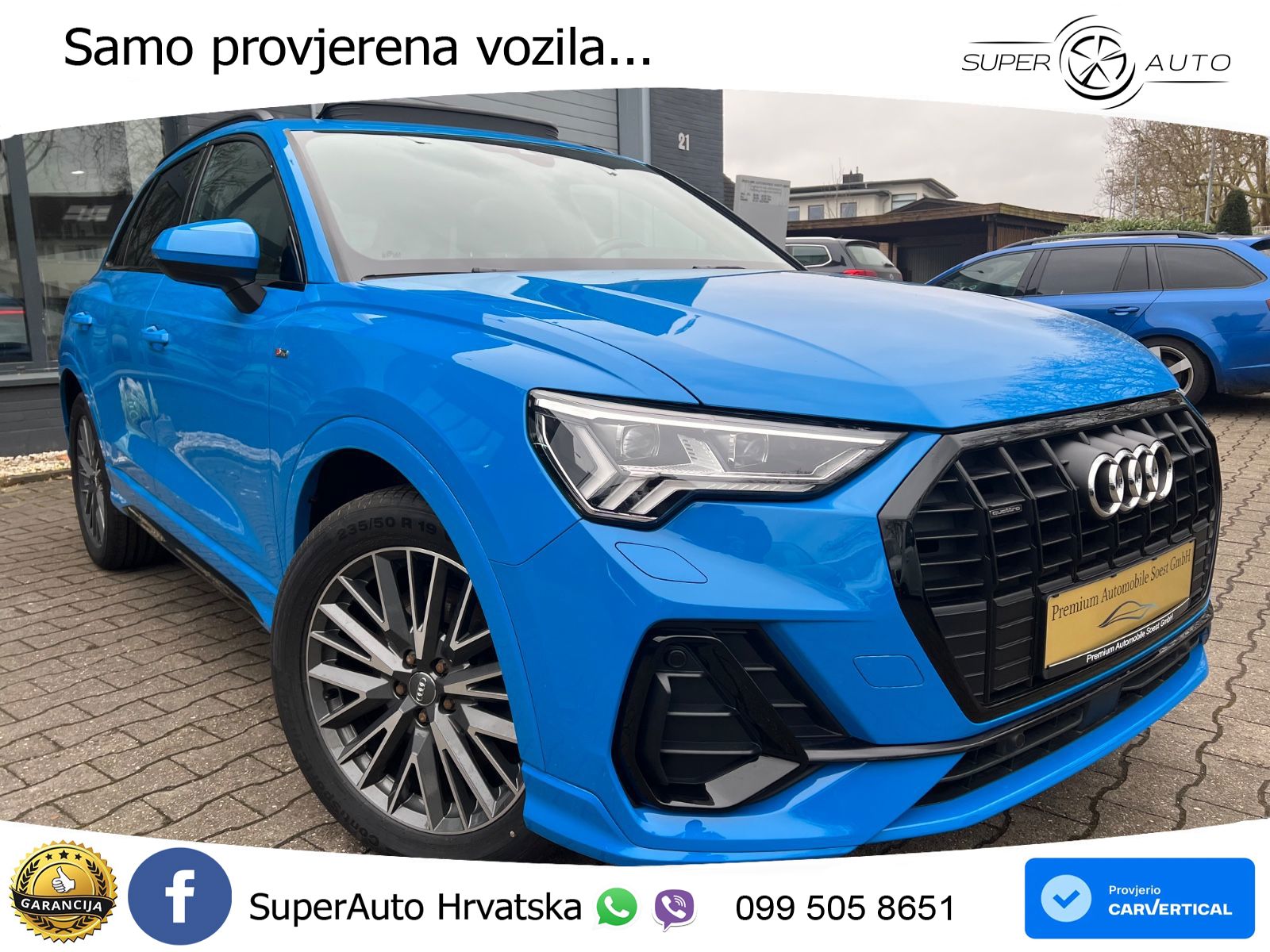 Audi Q3 40 TFSI (190 KS) quattro S tronic S line LED+GR SJED+ACC