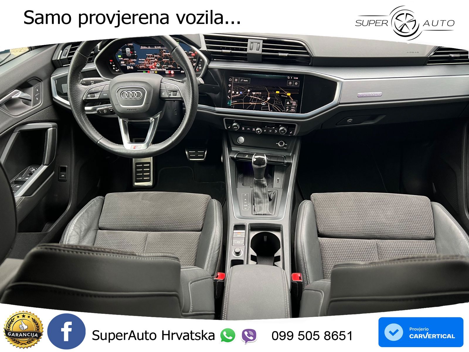 Audi Q3 40 TFSI (190 KS) quattro S tronic S line LED+GR SJED+ACC