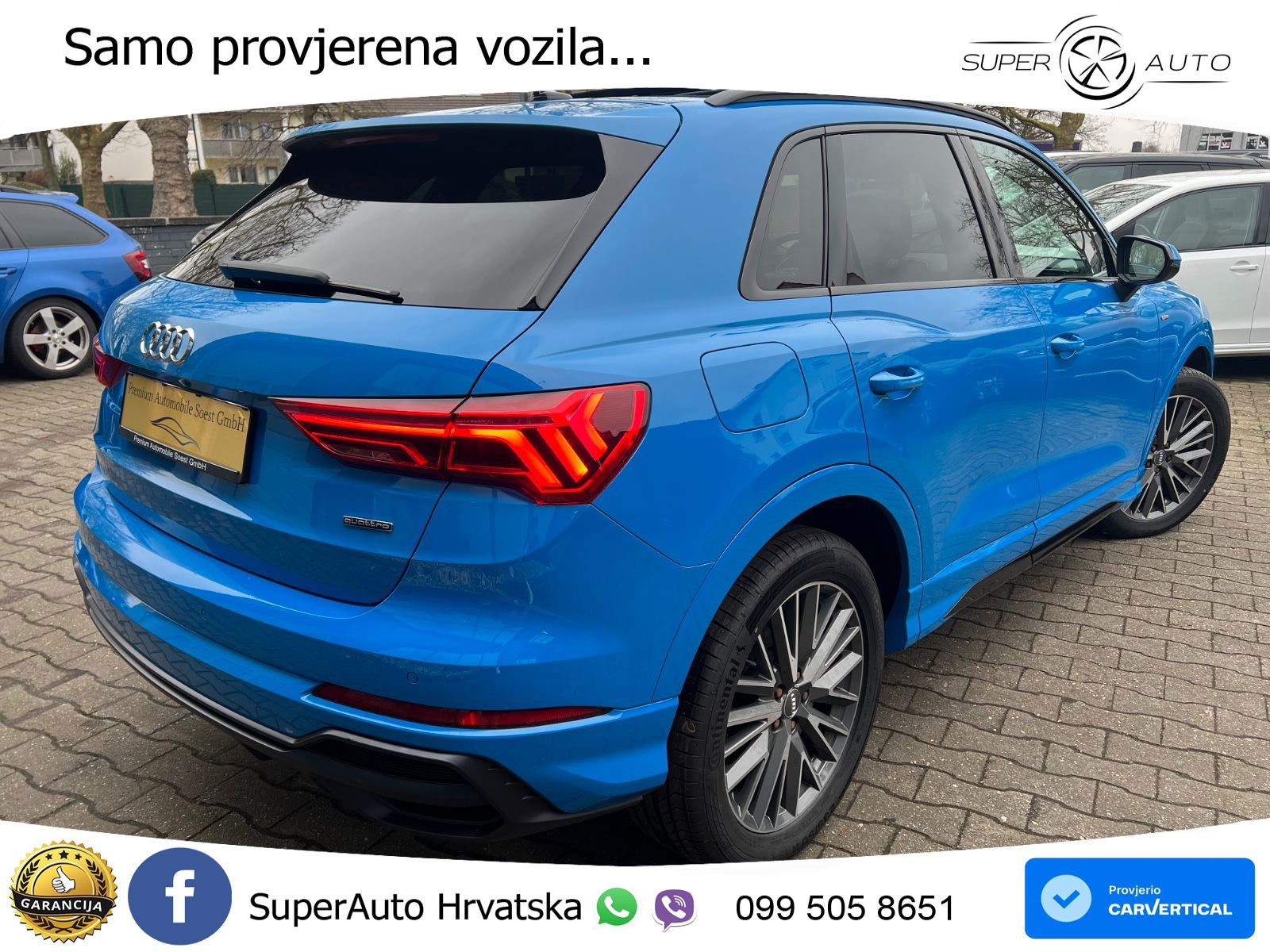 Audi Q3 40 TFSI (190 KS) quattro S tronic S line LED+GR SJED+ACC