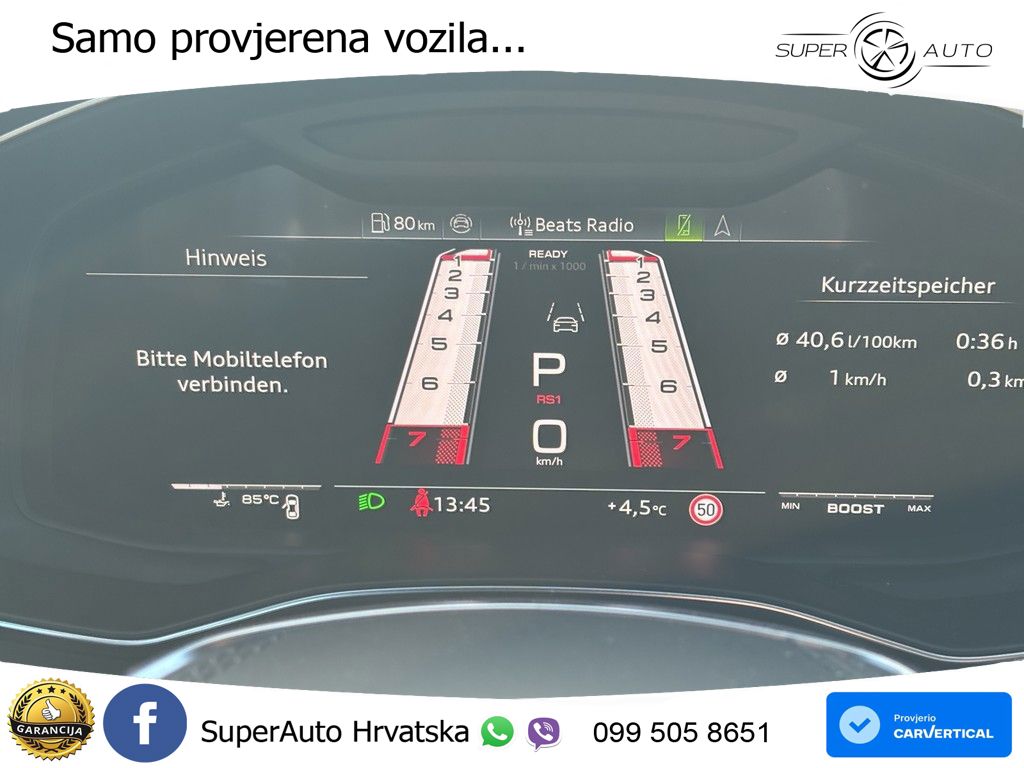 Audi RS6 Avant 4.0 TFSI V8 performance (630 KS)  quattro tiptronic Kuka