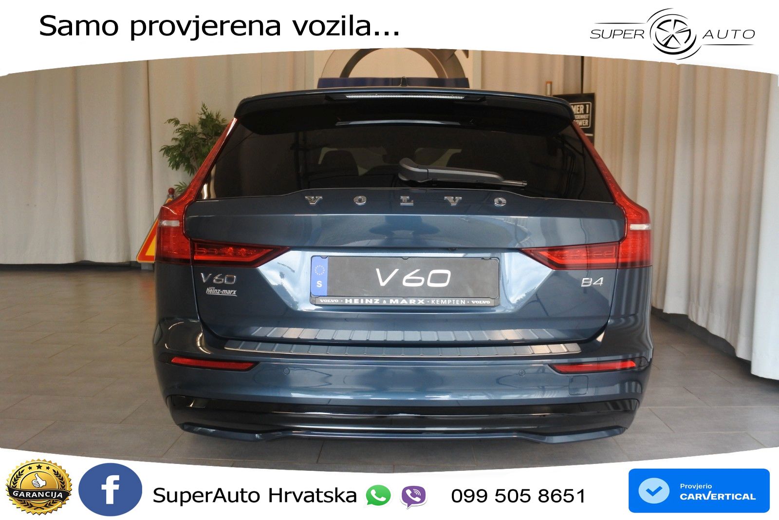 Volvo V60 2.0 B4 Benzin DCT ACC+HEAD+4xGR SJED+360+PANO