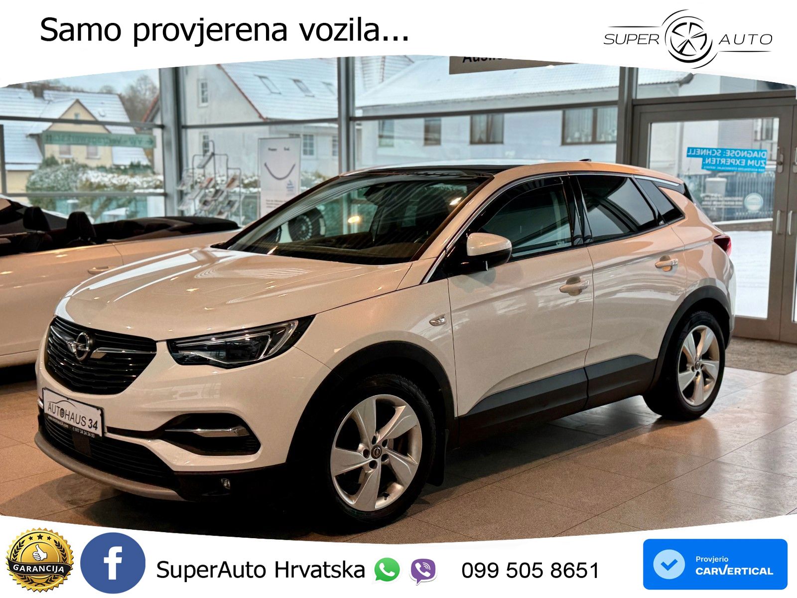 Opel Grandland X 2.0d (177 KS) Automatic LED+GR SJED+ACC