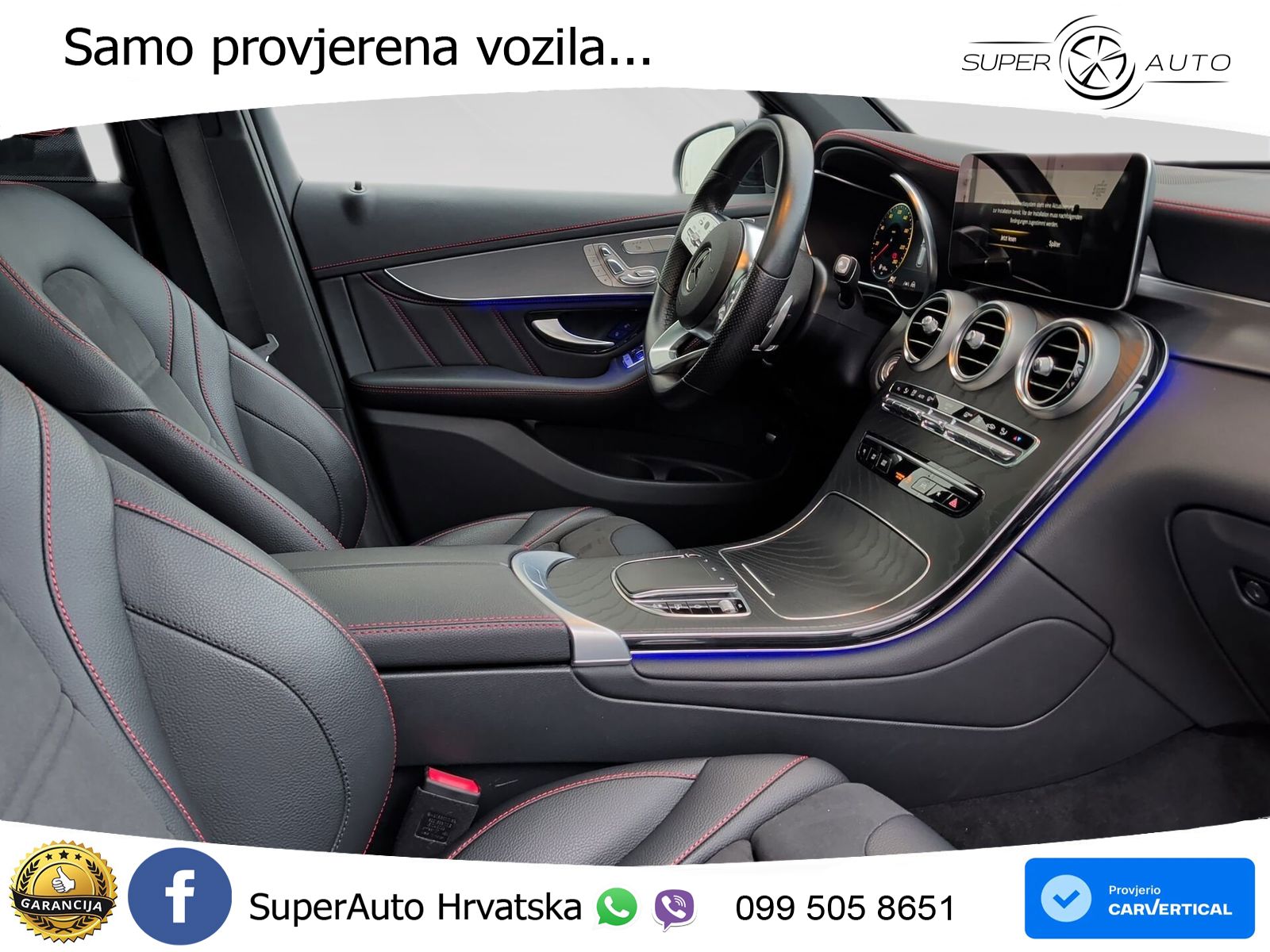 Mercedes GLC 300d (245 KS) 4MATIC G-TRONIC AMG LED+GR SJED+ACC