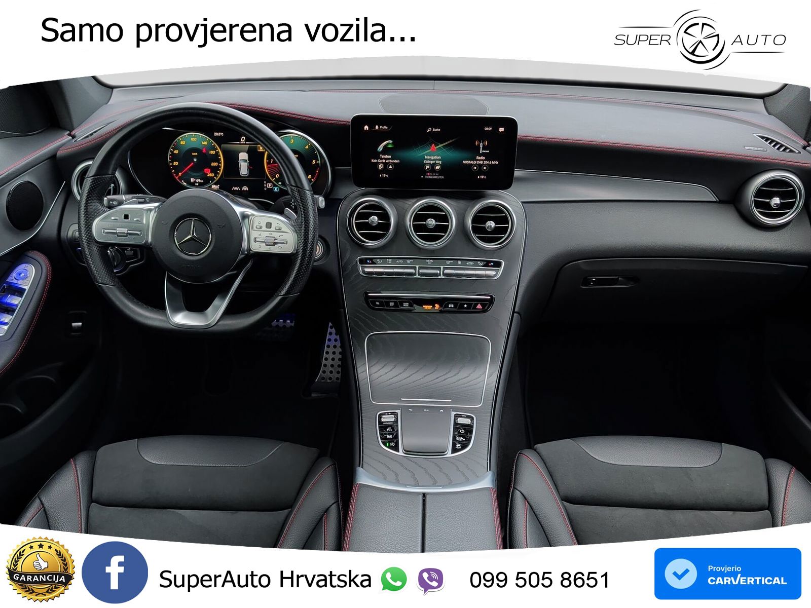 Mercedes GLC 300d (245 KS) 4MATIC G-TRONIC AMG LED+GR SJED+ACC