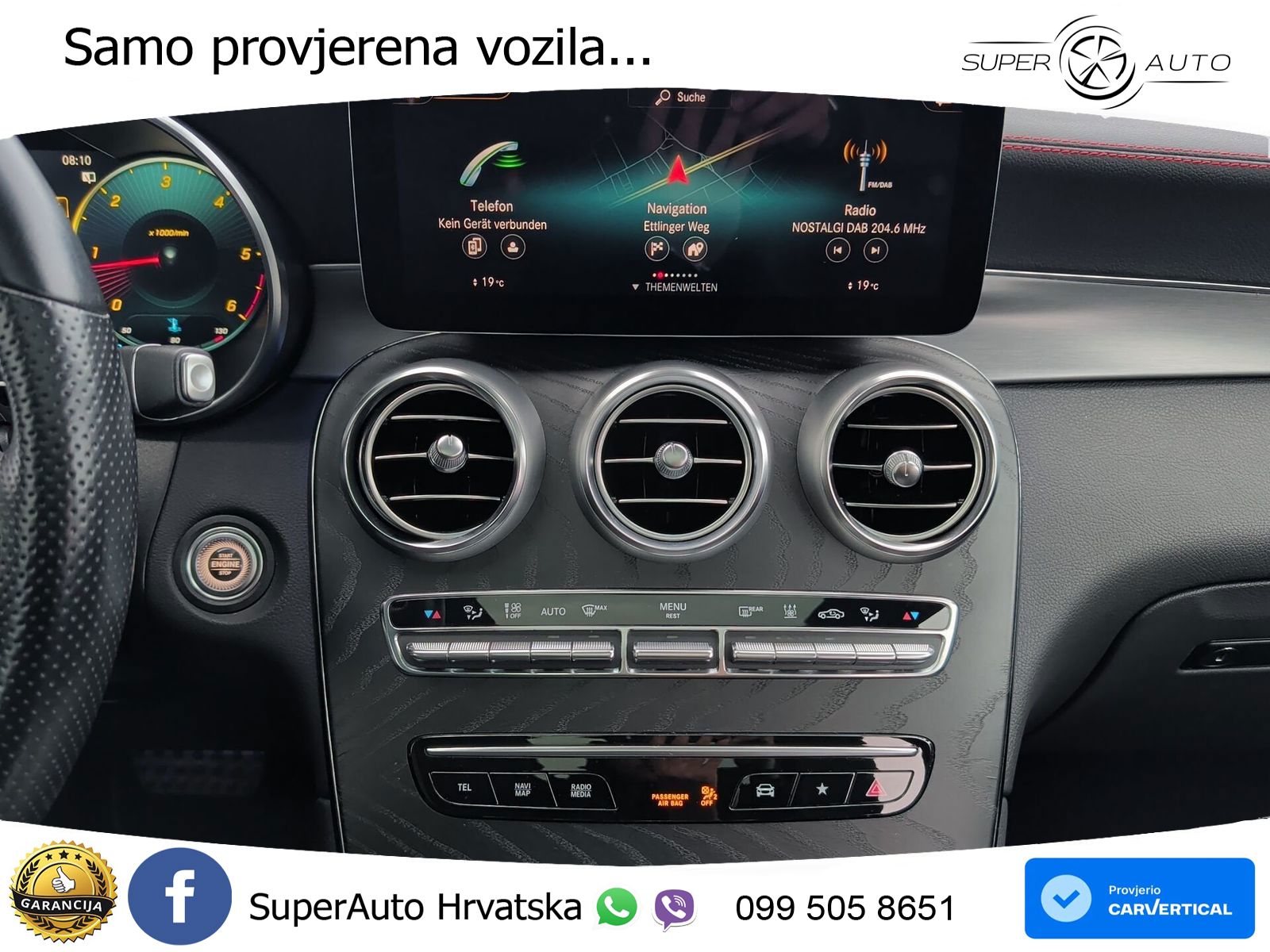 Mercedes GLC 300d (245 KS) 4MATIC G-TRONIC AMG LED+GR SJED+ACC