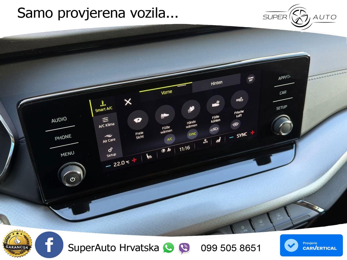 Škoda Octavia Combi 2.0 TDI (150 KS) DSG LED+GR SJED+ACC